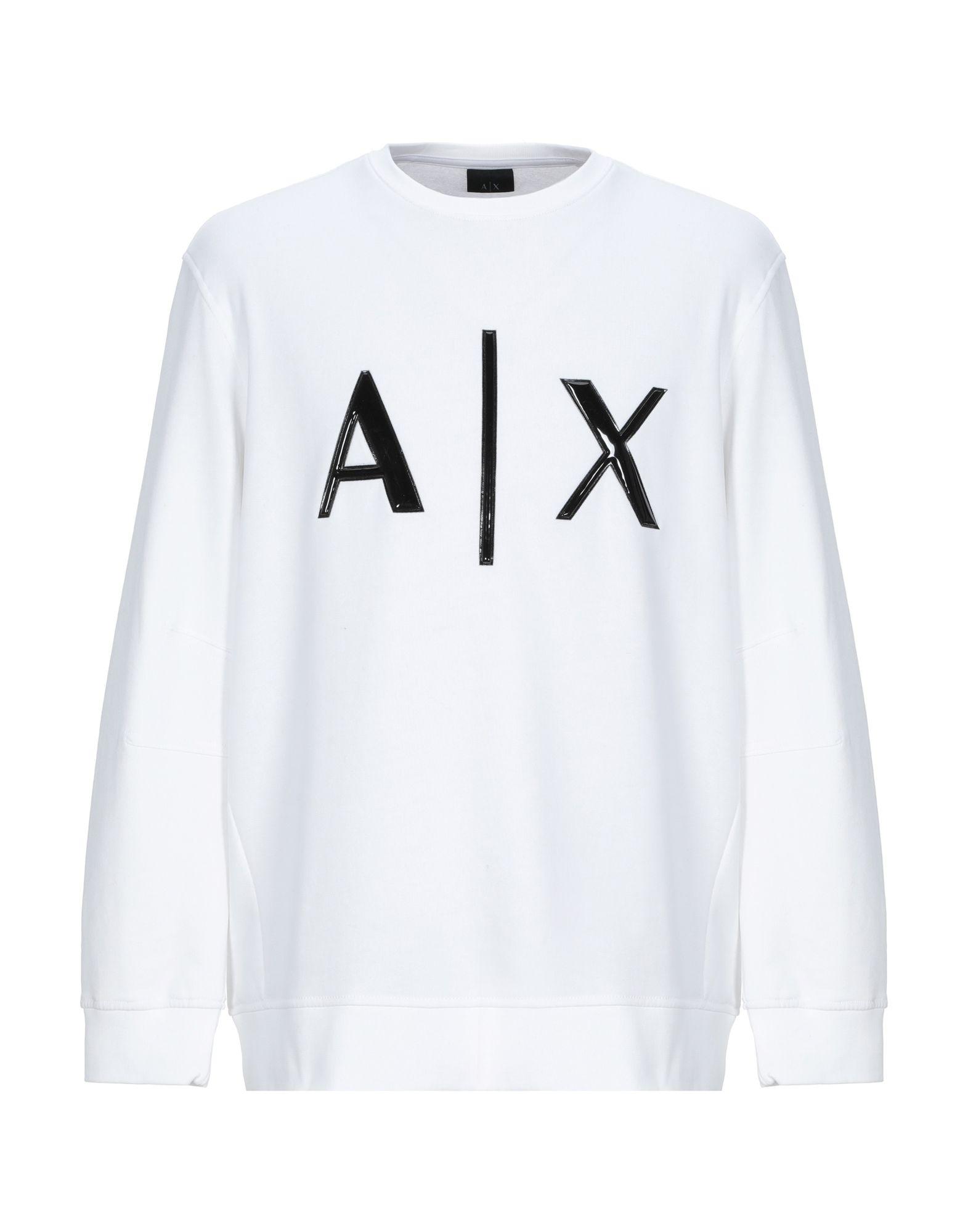 armani sweatshirt white
