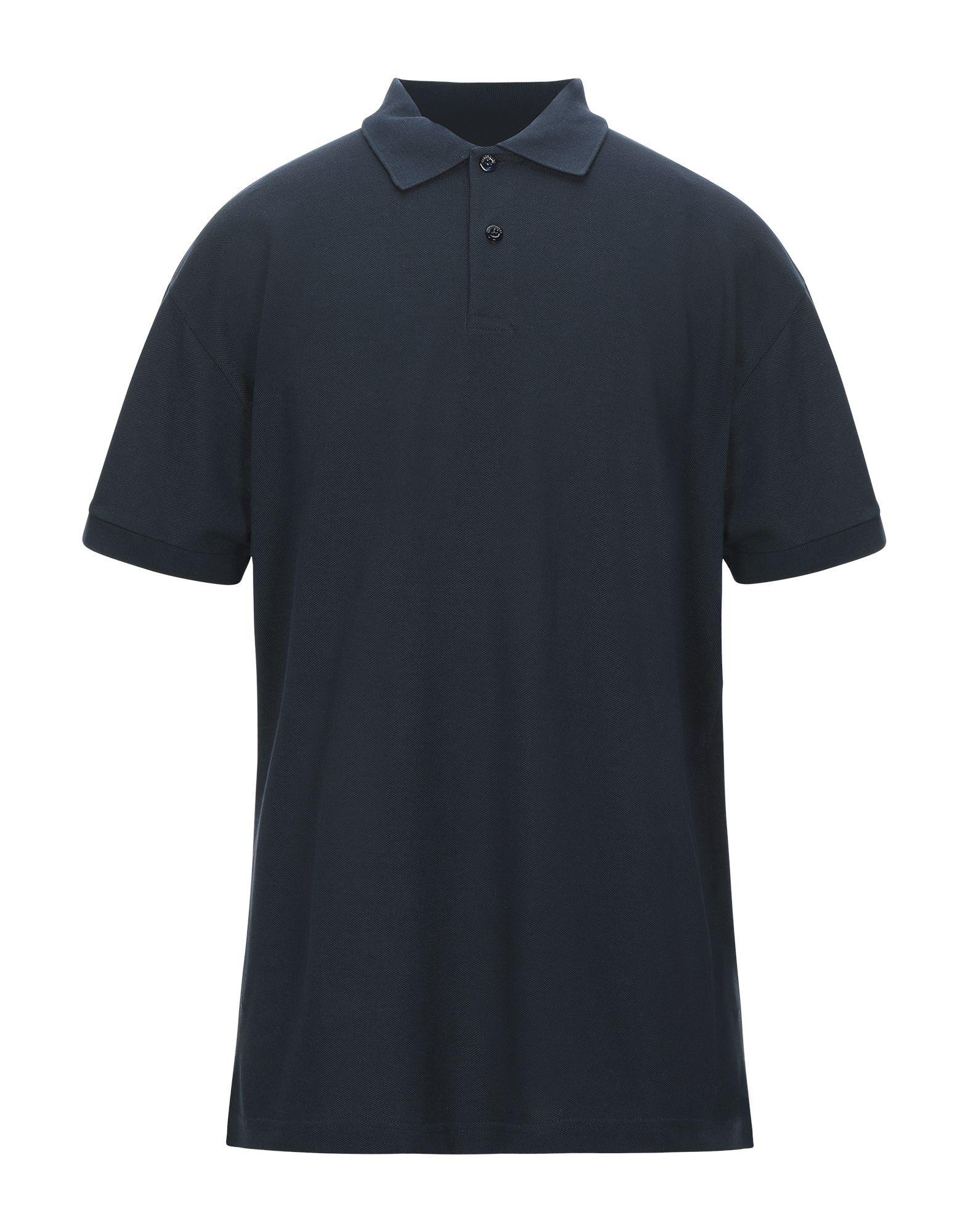 Balenciaga Cotton Polo Shirt in Dark Blue (Blue) for Men - Lyst