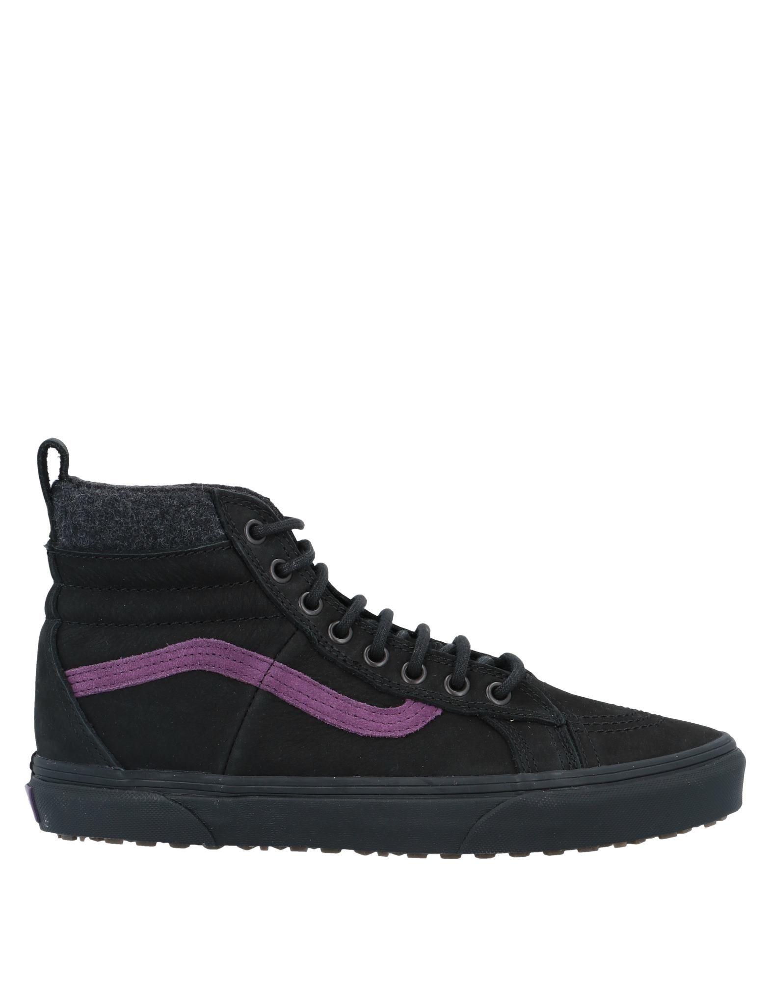 vans high top black suede