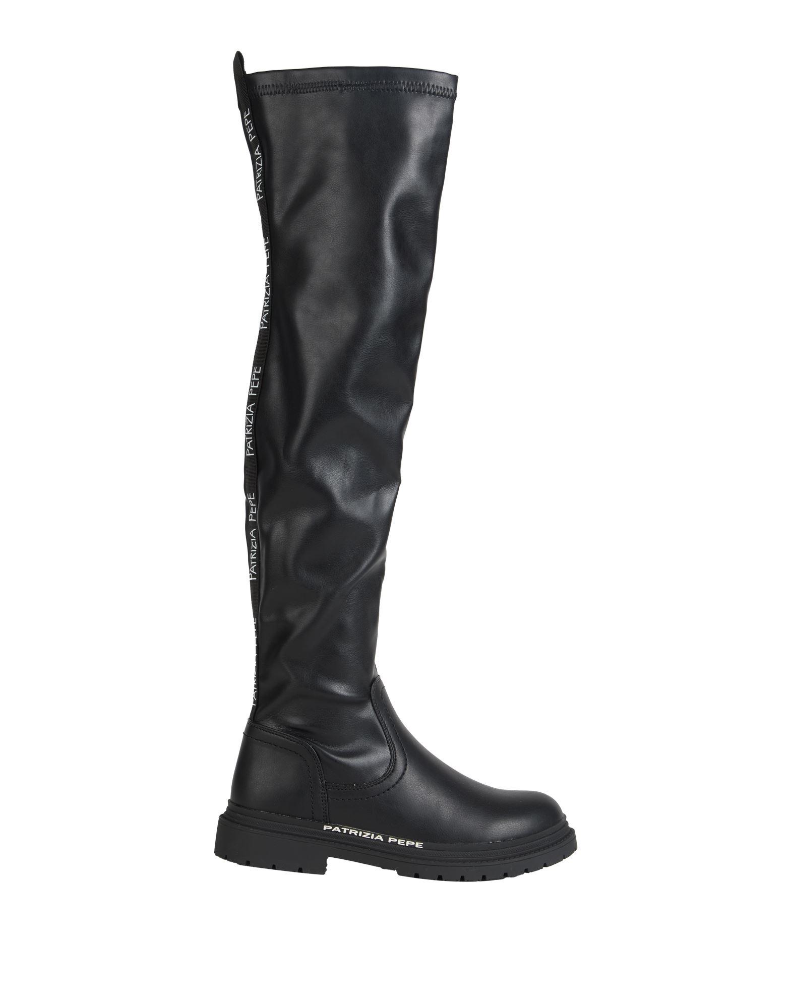 Patrizia Pepe Over-the-knee boots for Women | Online Sale up  Patrizia Pepe Navy Over the Knee Boots main image 1