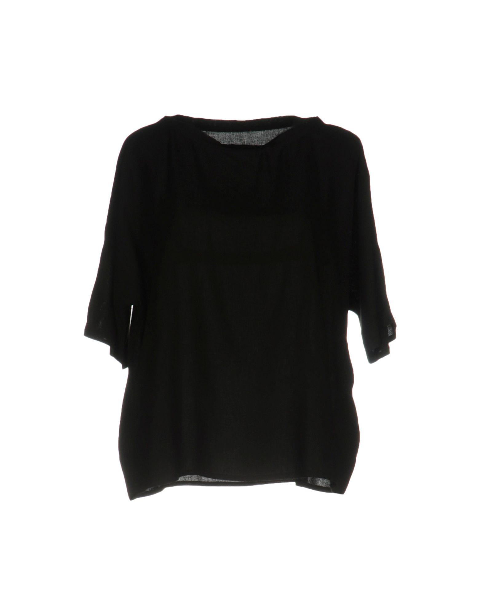MM6 by Maison Martin Margiela Synthetic Blouse in Black - Lyst