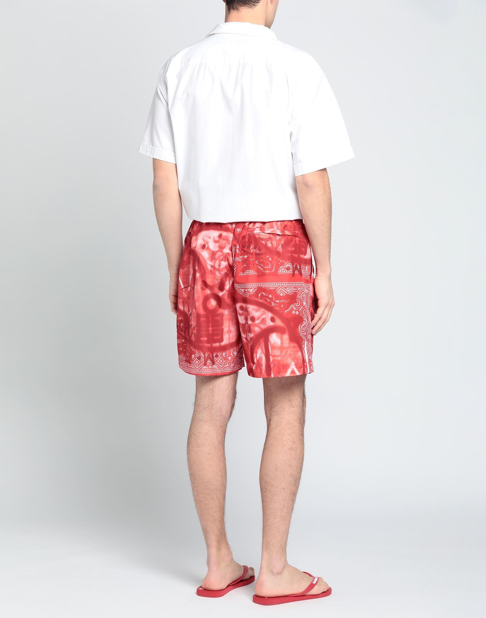 Givenchy Swim Trunks in Red for Men Lyst