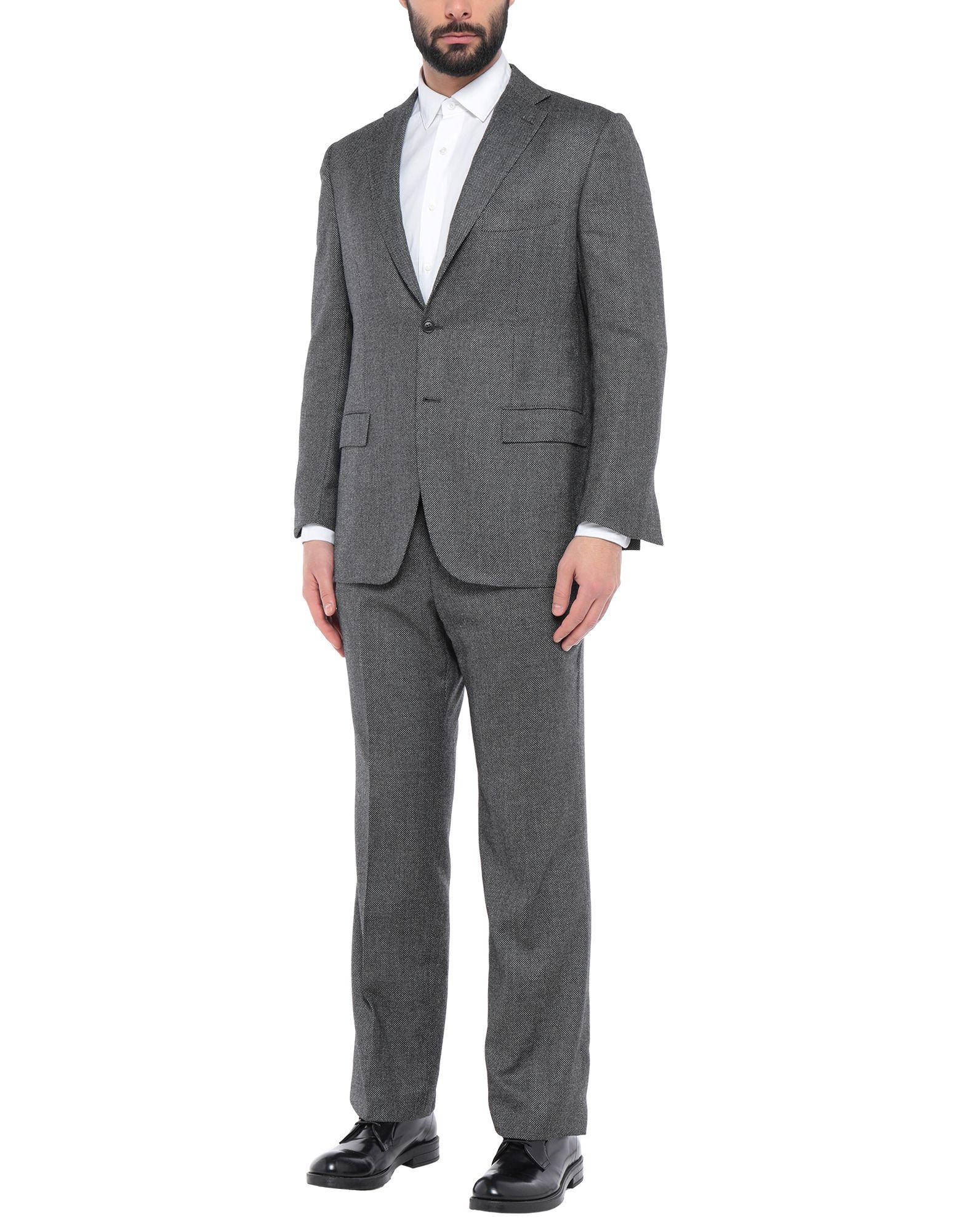 Kiton Flannel Suit in Steel Grey (Gray) for Men Lyst