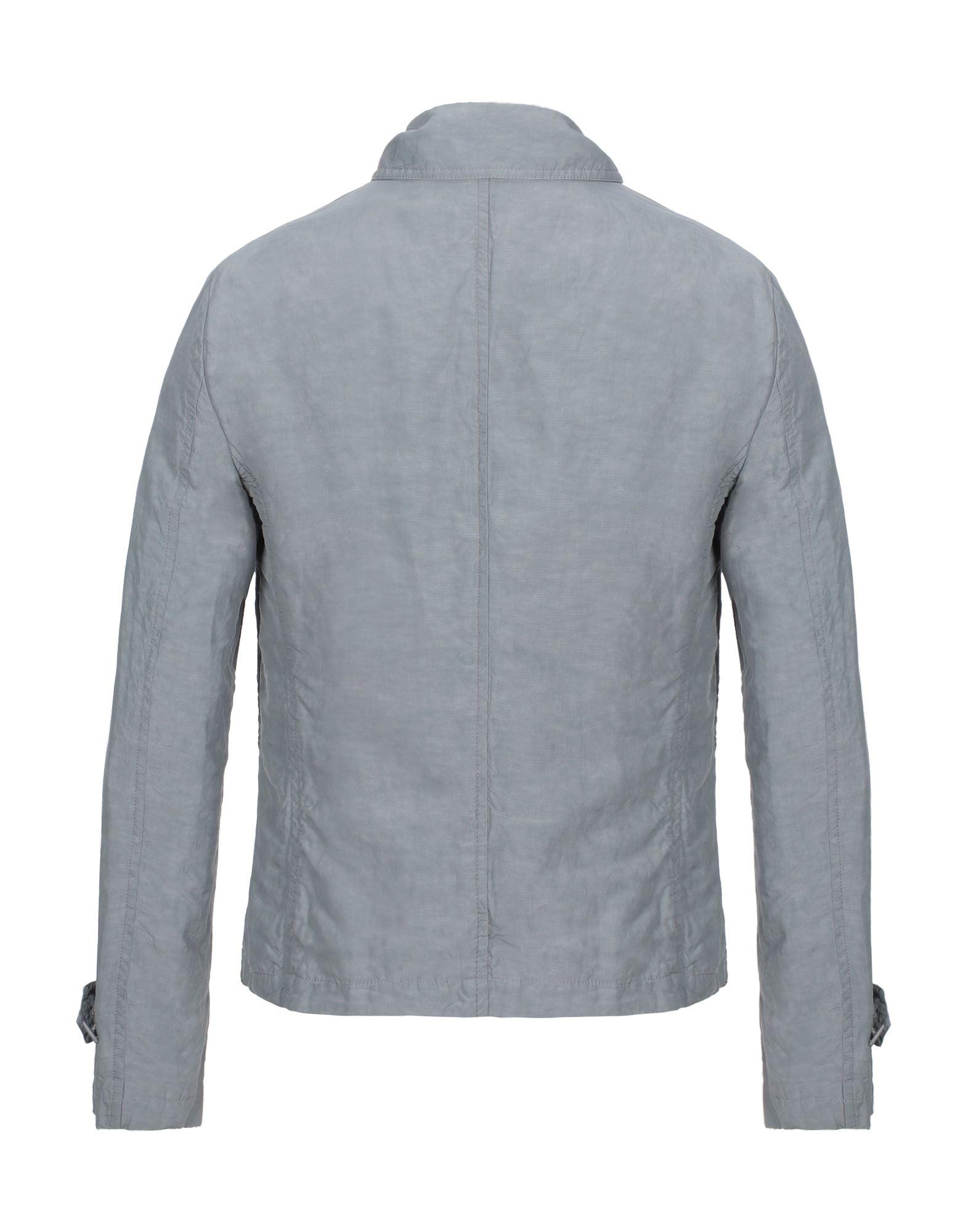 Armani Synthetic Overcoat in Grey (Gray) for Men Lyst