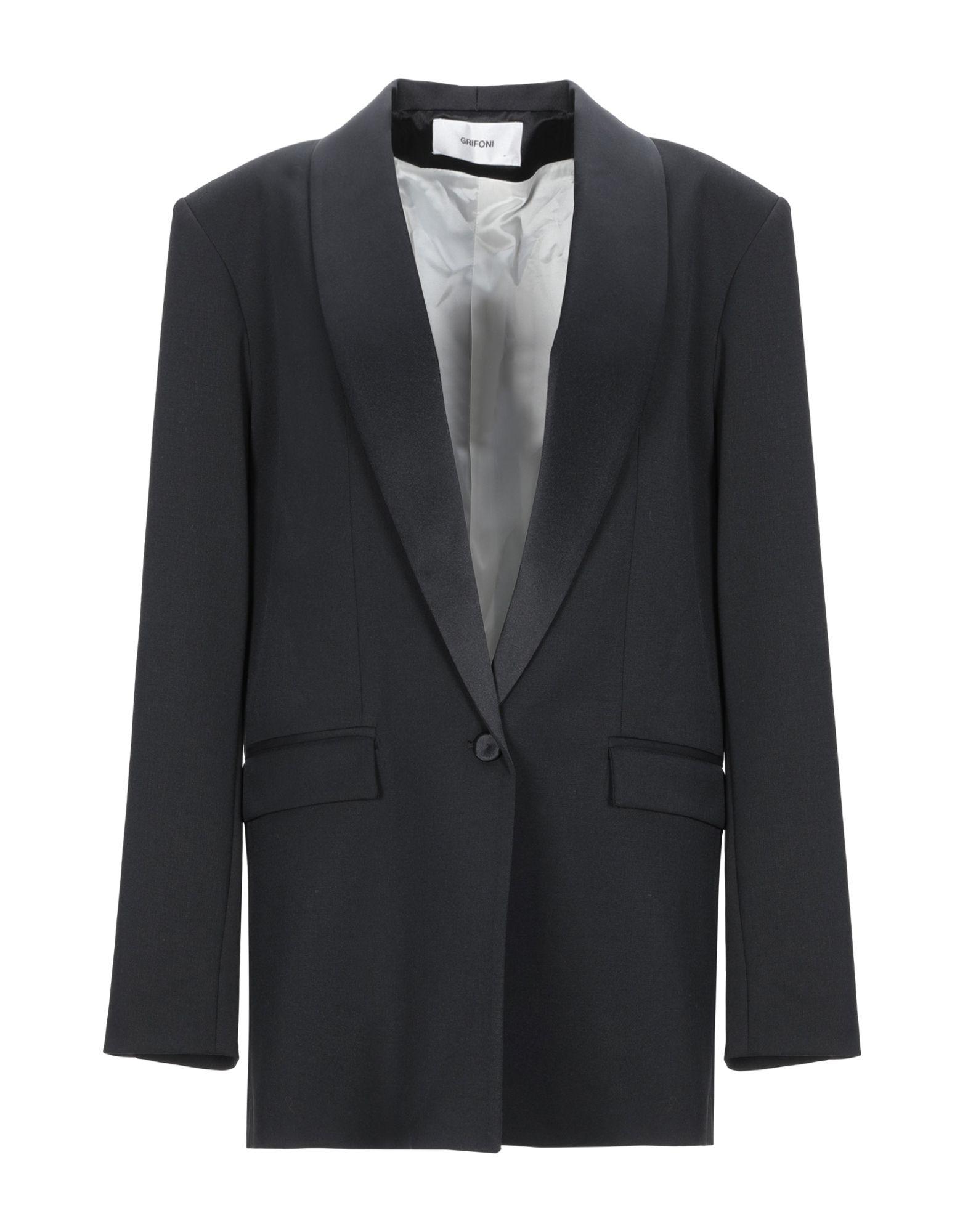 Mauro Grifoni Synthetic Blazer in Black - Lyst