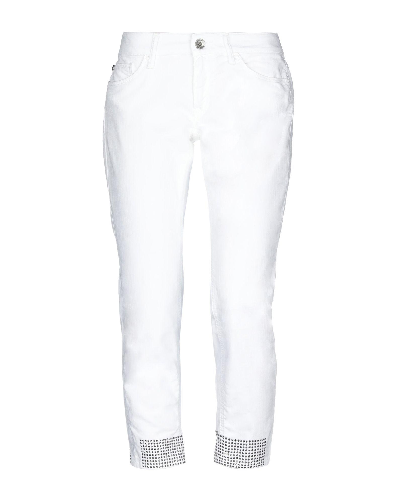 white jean capris