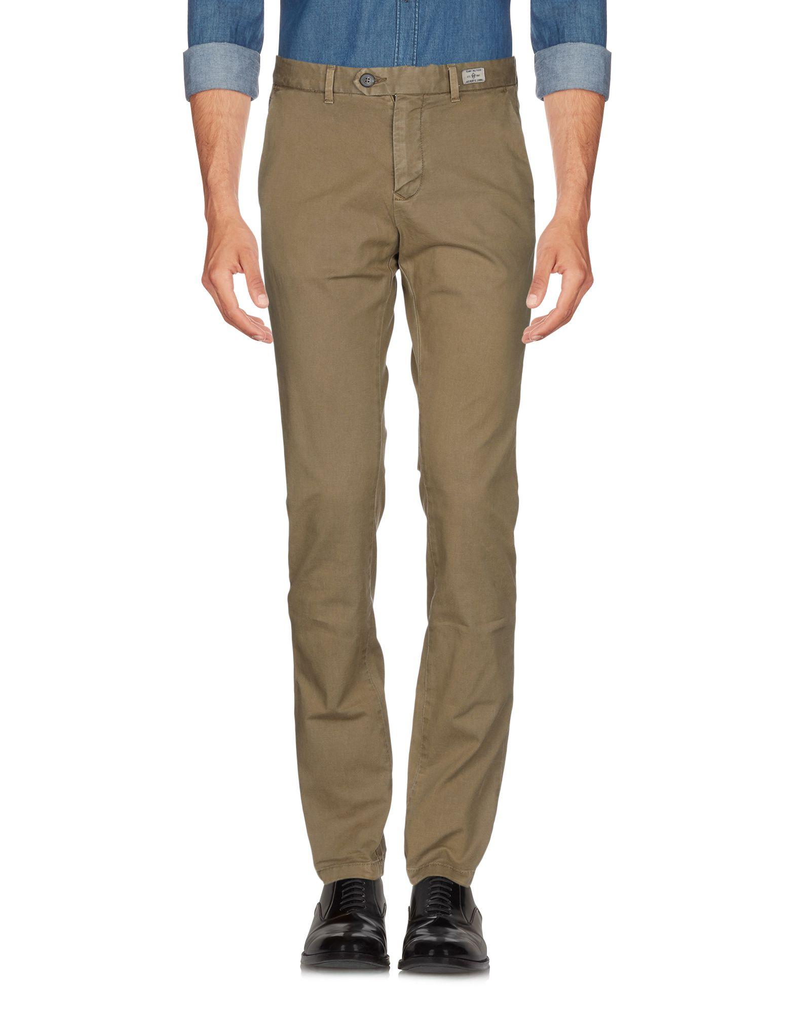 Tommy Hilfiger Cotton Casual Pants in Military Green (Green) for Men - Lyst
