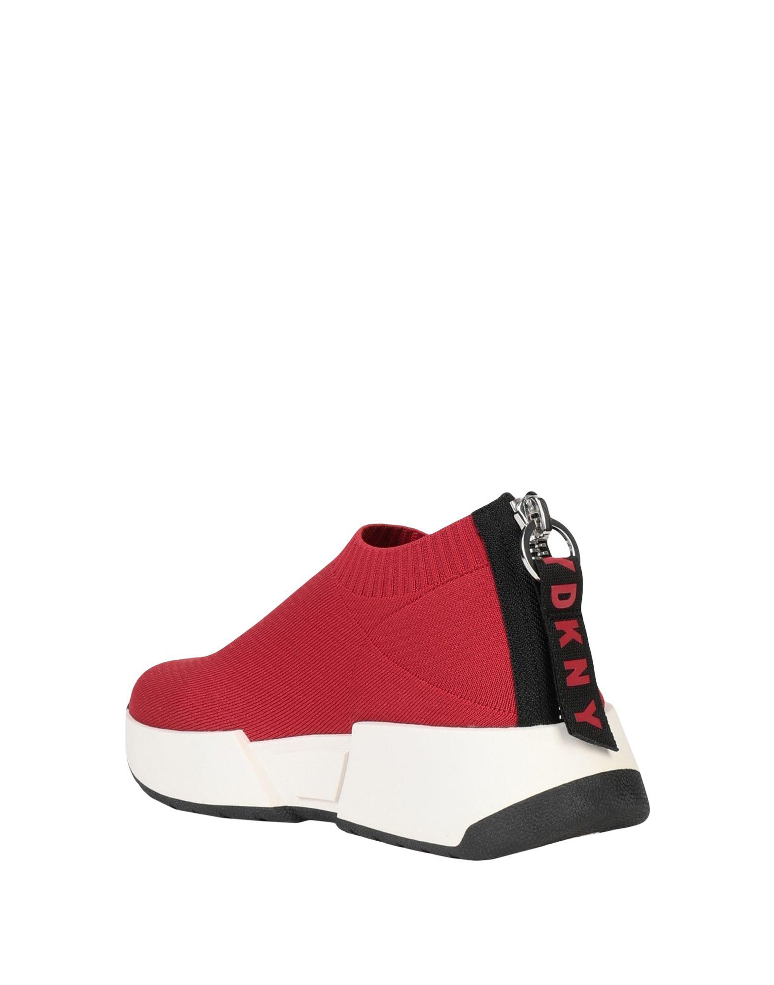 dkny red trainers