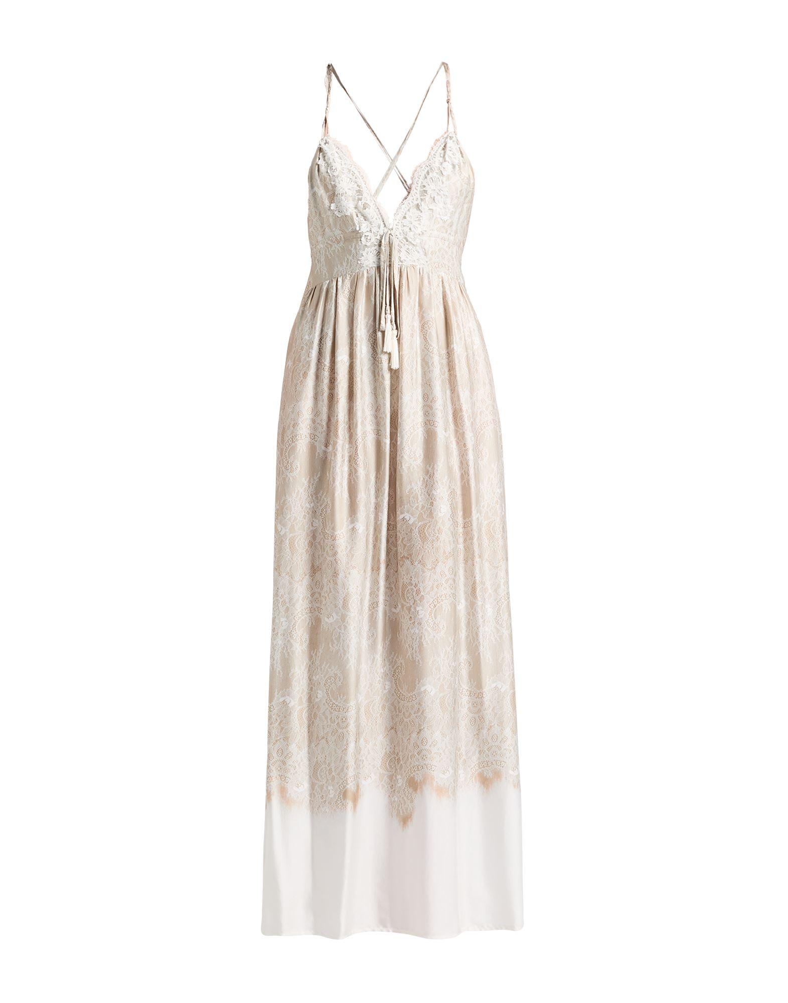 オールインワン・サロペット Ermanno Firenze Maxi Dress With Straight Neckline DRESSES – ERMANNO FIRENZE