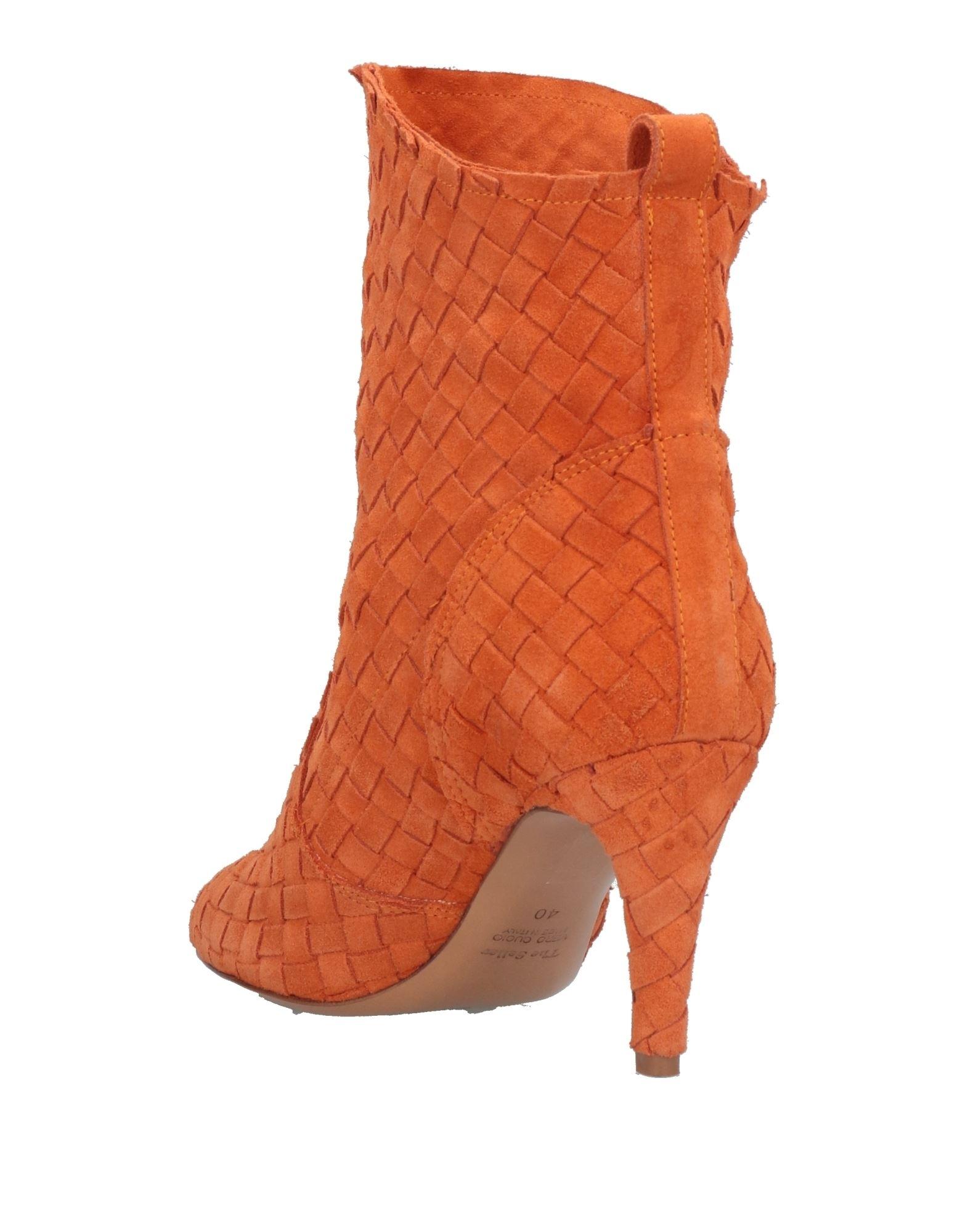 The Seller Ankle Boots in Orange | Lyst