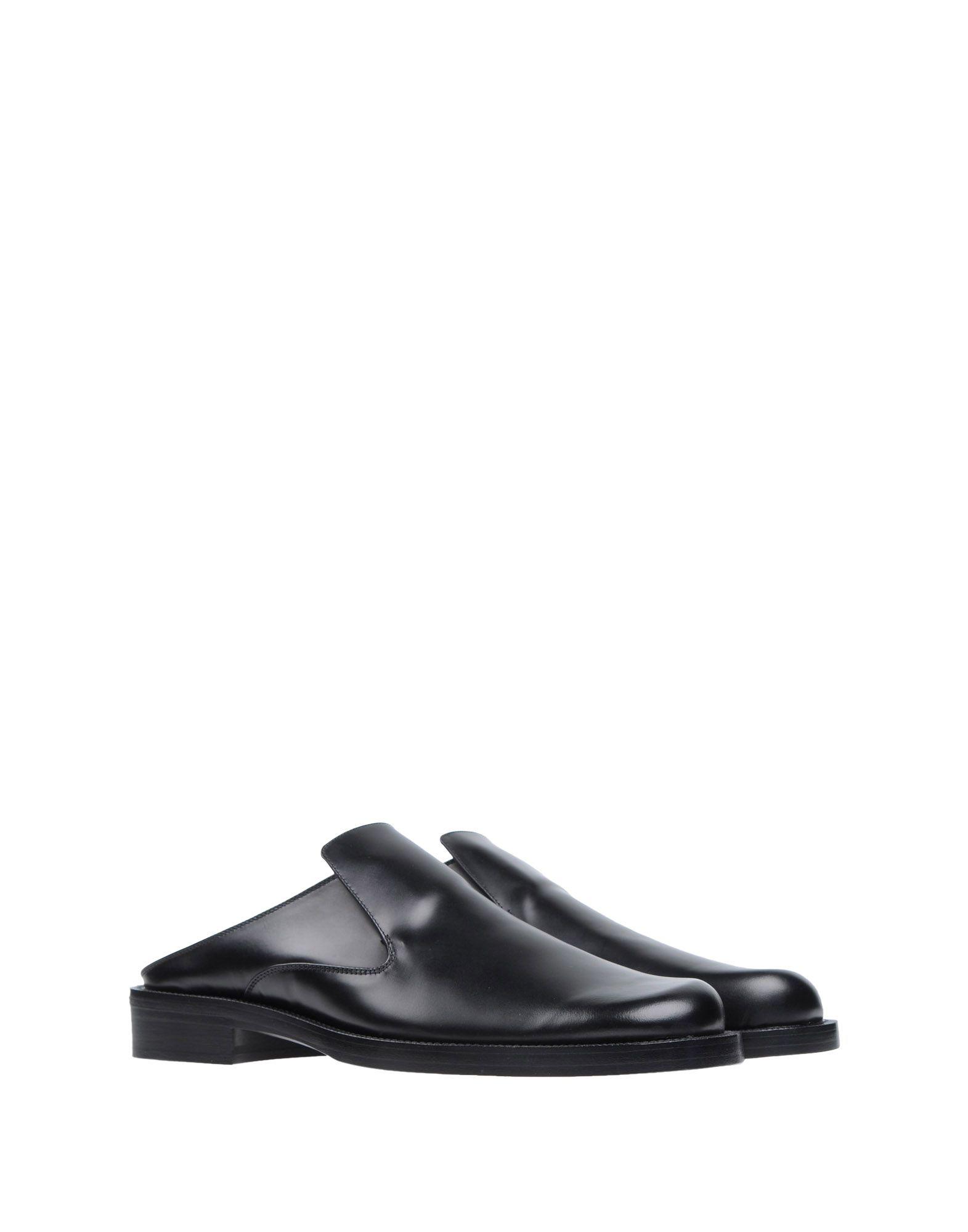 Balenciaga Leather Mules in Black for Men Lyst