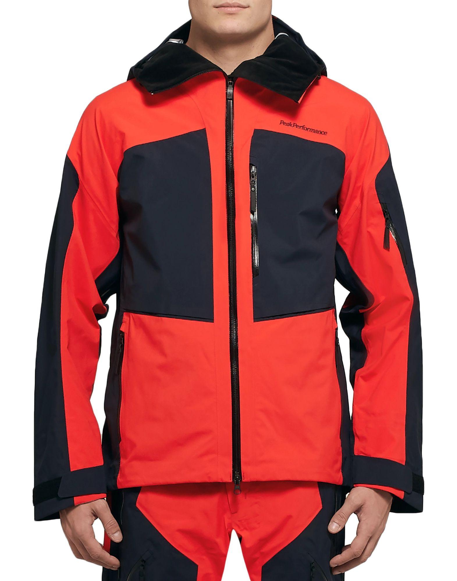 Peak Performance Gravity Gore-tex Hooded Ski Jacket in Red for Men - Lyst