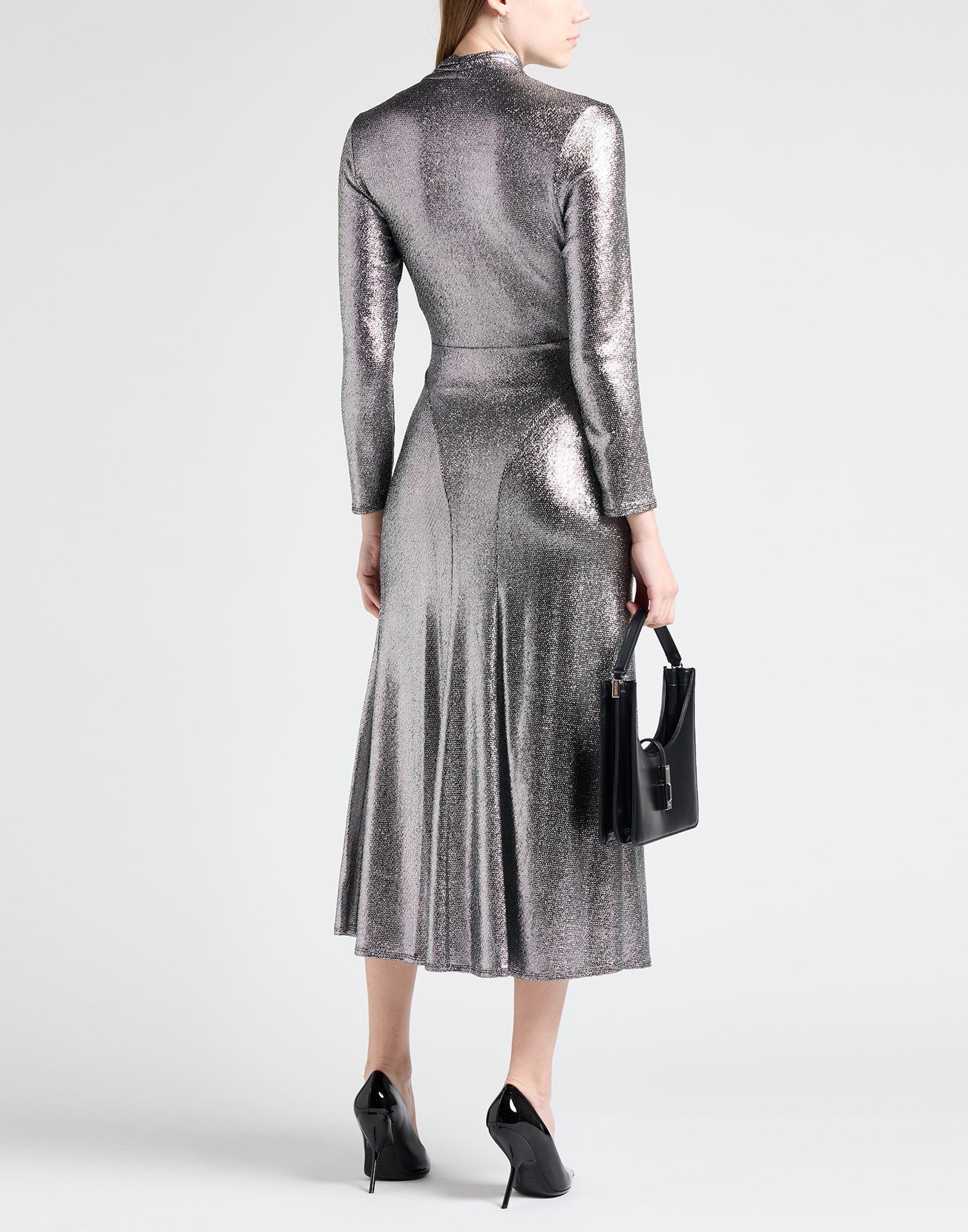 sandro grey dress Sandro Knit Dress Midi Gray Womens Size Small Retail $450