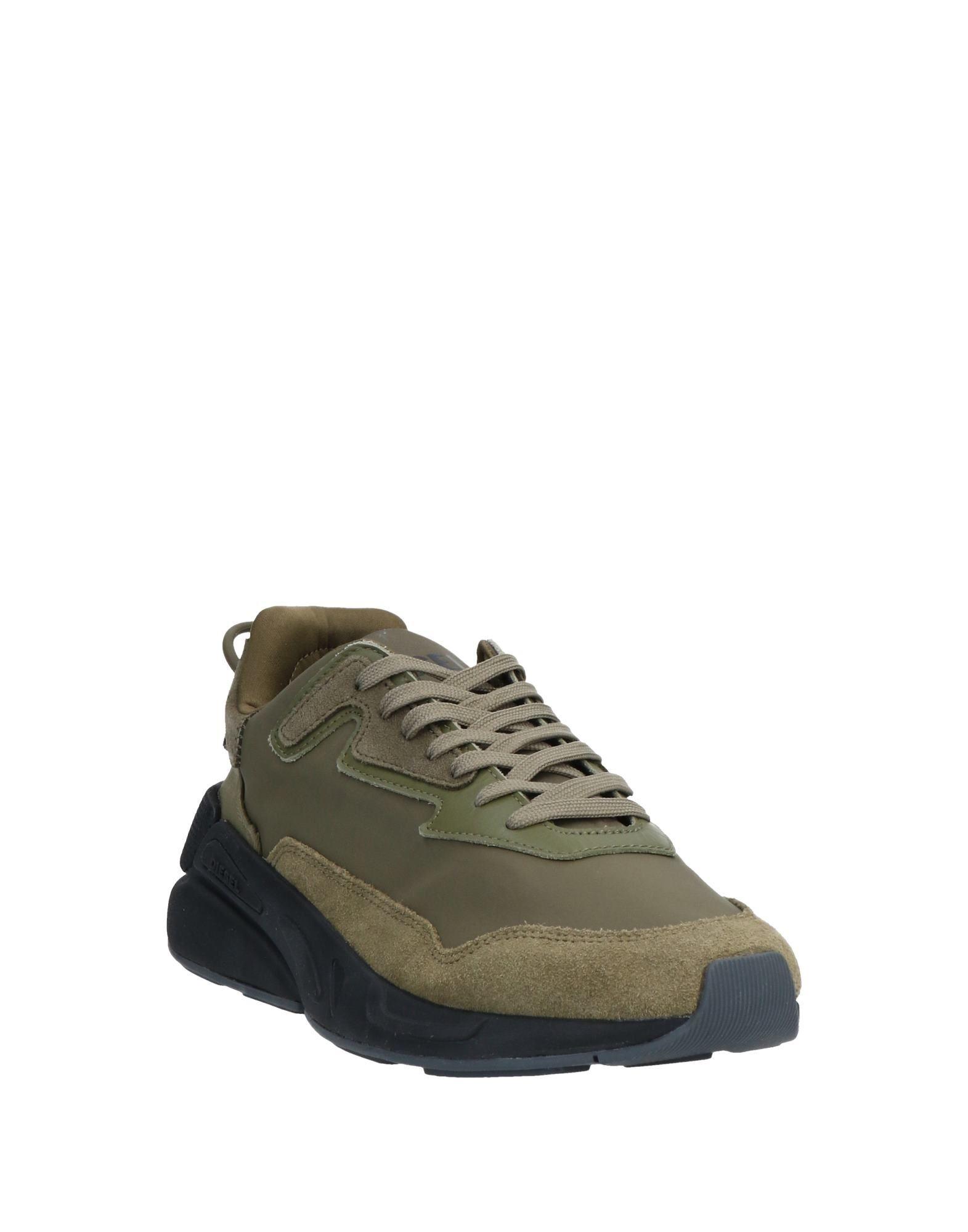 diesel sneakers military green