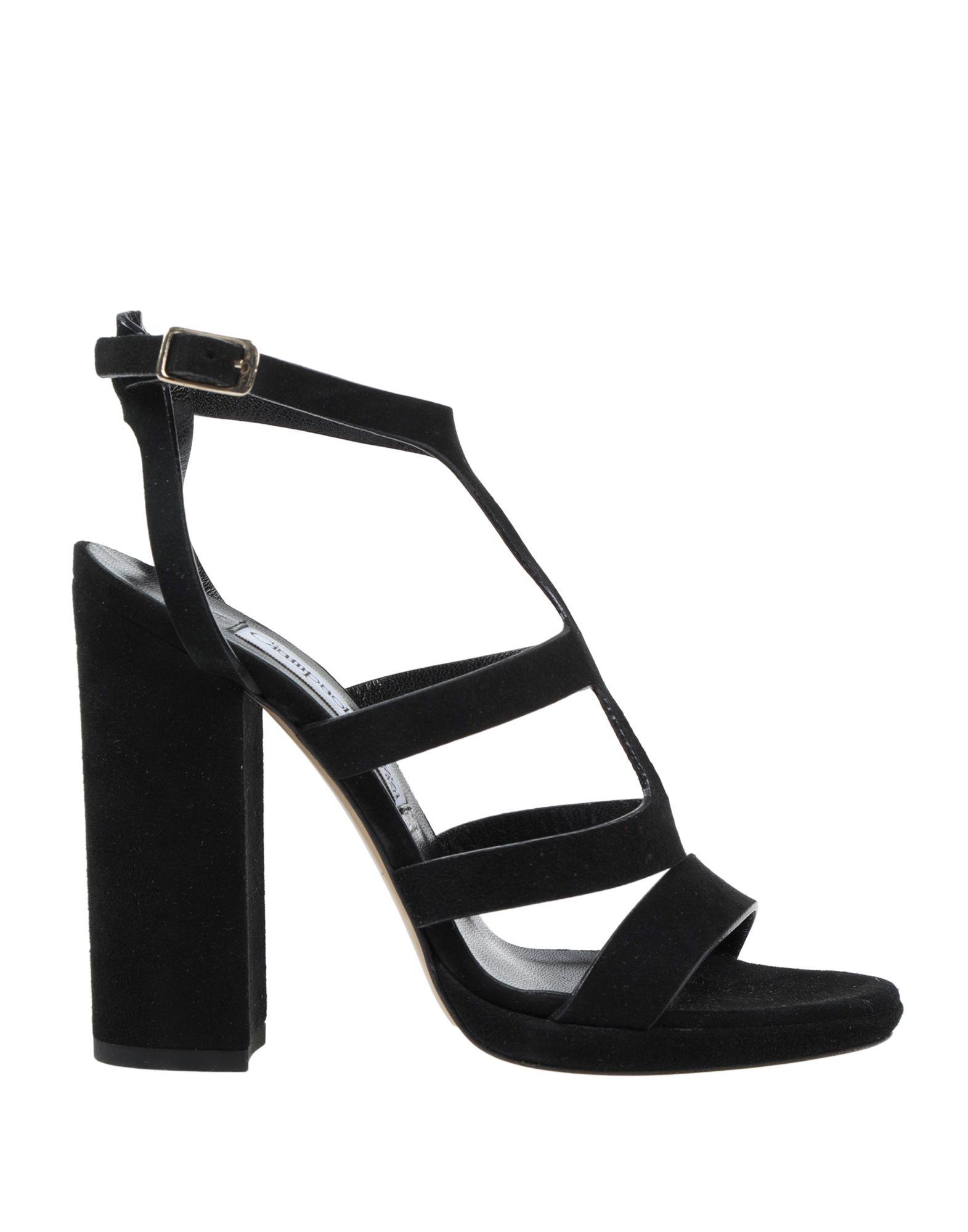 Giampaolo Viozzi Sandals in Black - Lyst