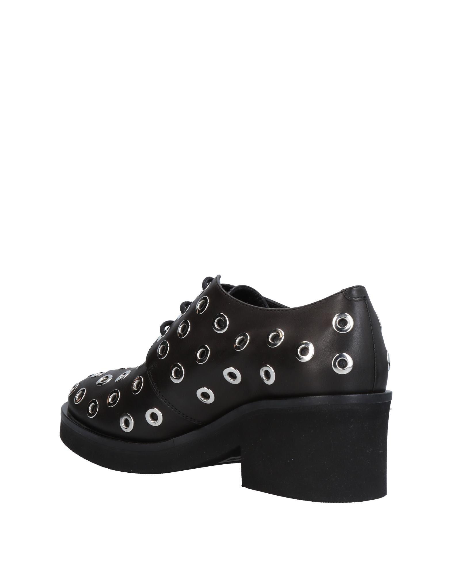 Vic Matié Rubber Lace-up Shoe in Black - Lyst