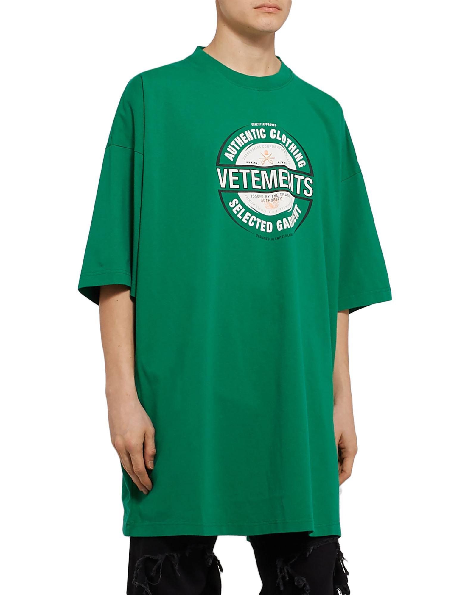 Vetements Oversized Logo-print Cotton 