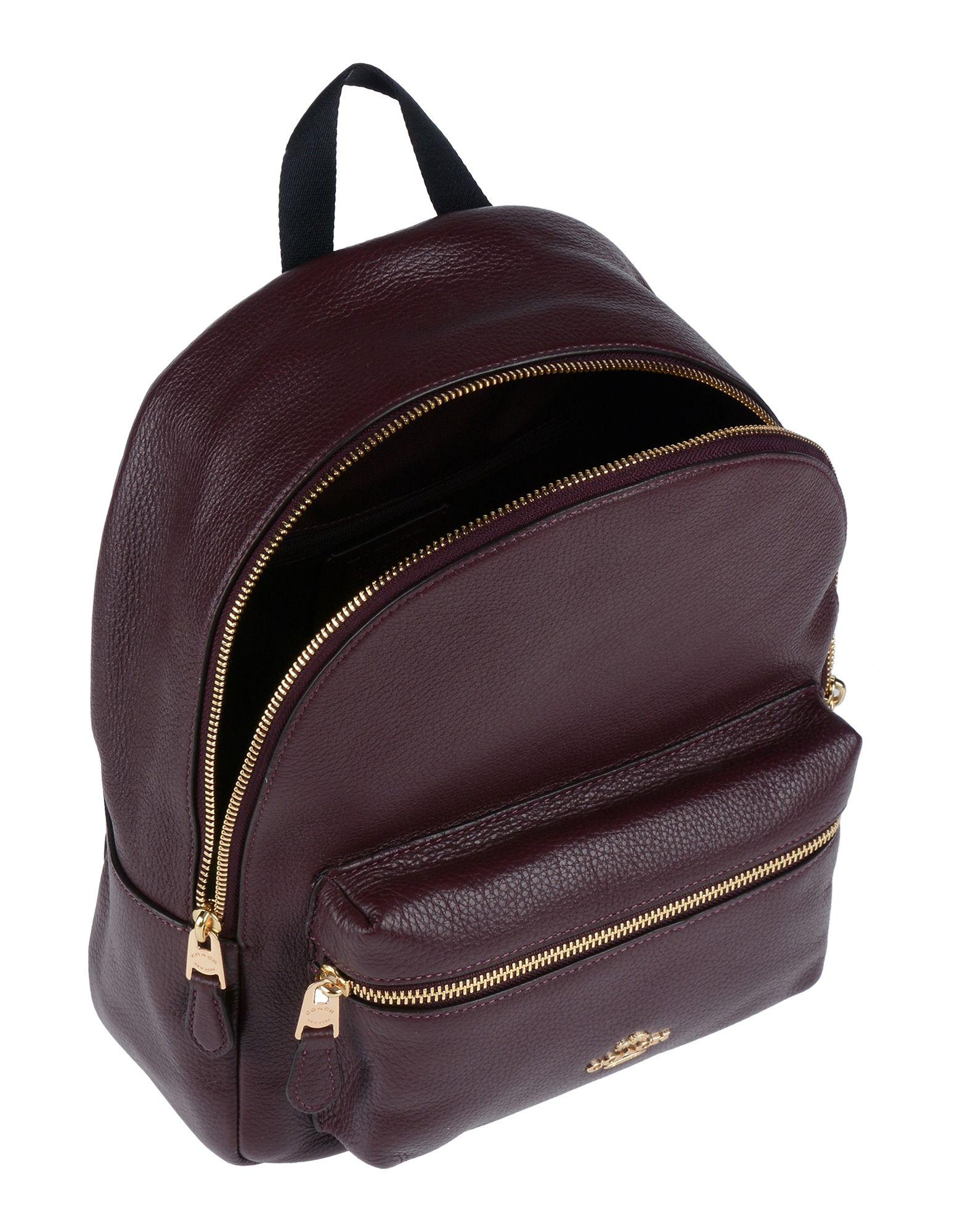 COACH Leather Backpacks & Fanny Packs - Lyst