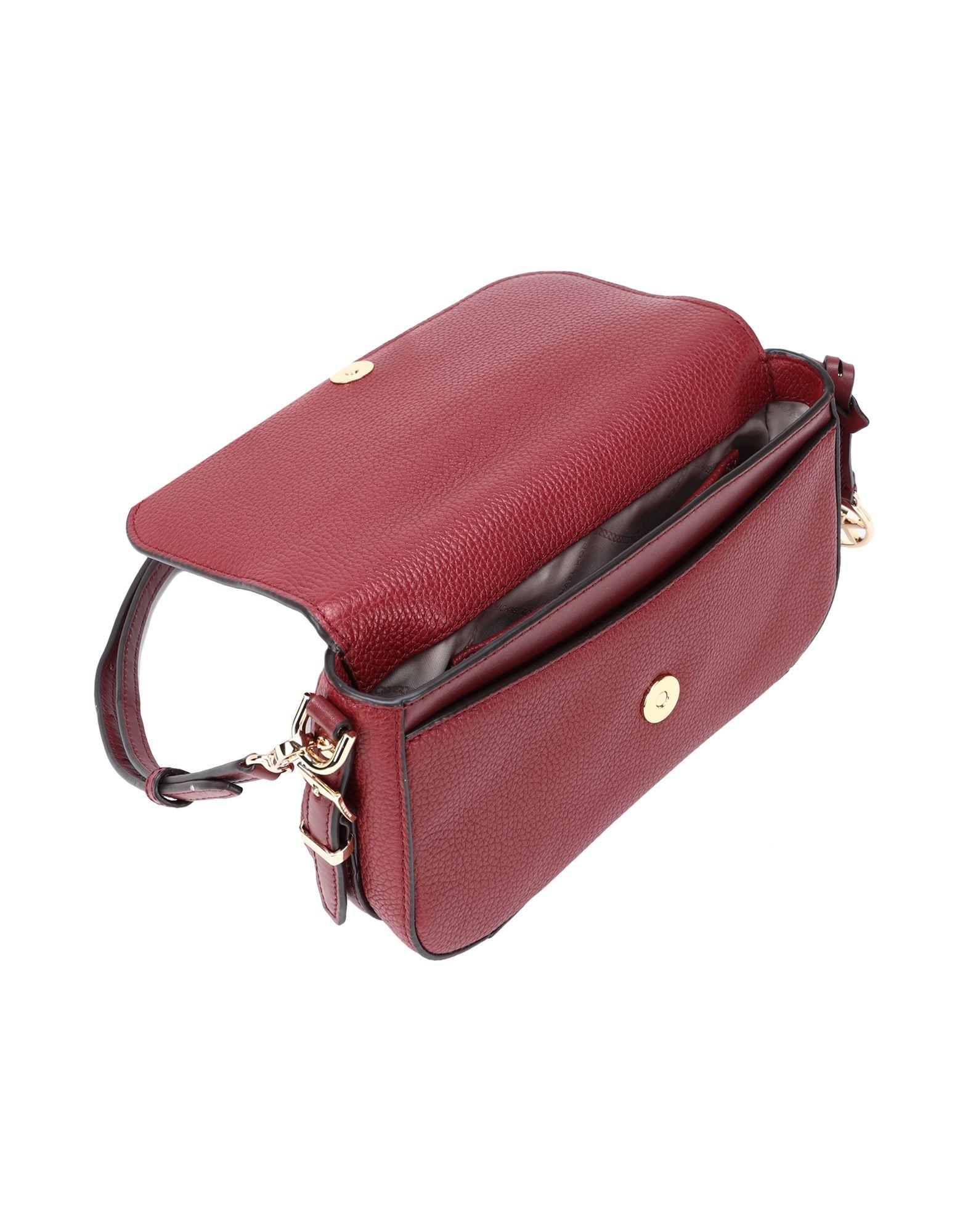 MICHAEL Michael Kors Leather Crossbody Bag in Maroon (Red) Lyst