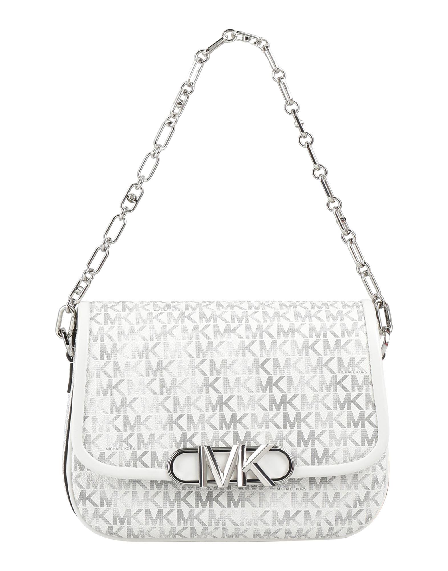 Michael kors white pocketbook hotsell