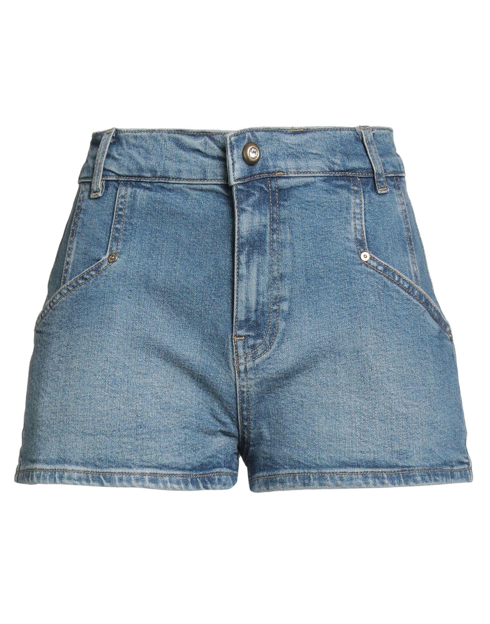 ショートパンツ PINKO Woman Short Denim 104646AD2Z PJO PINKO raw-cut Denim Shorts | Blue | FARFETCH