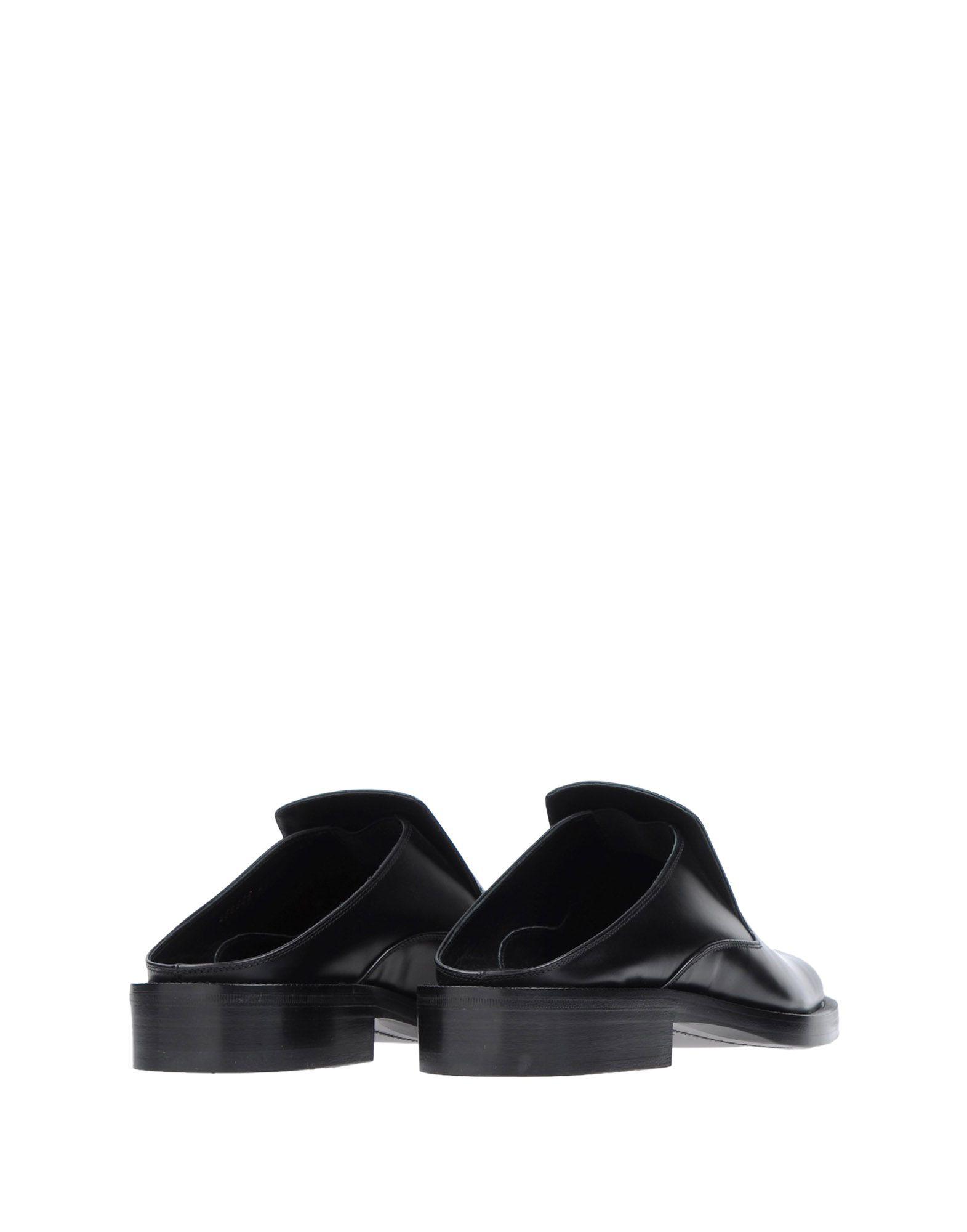 Balenciaga Leather Mules in Black for Men Lyst