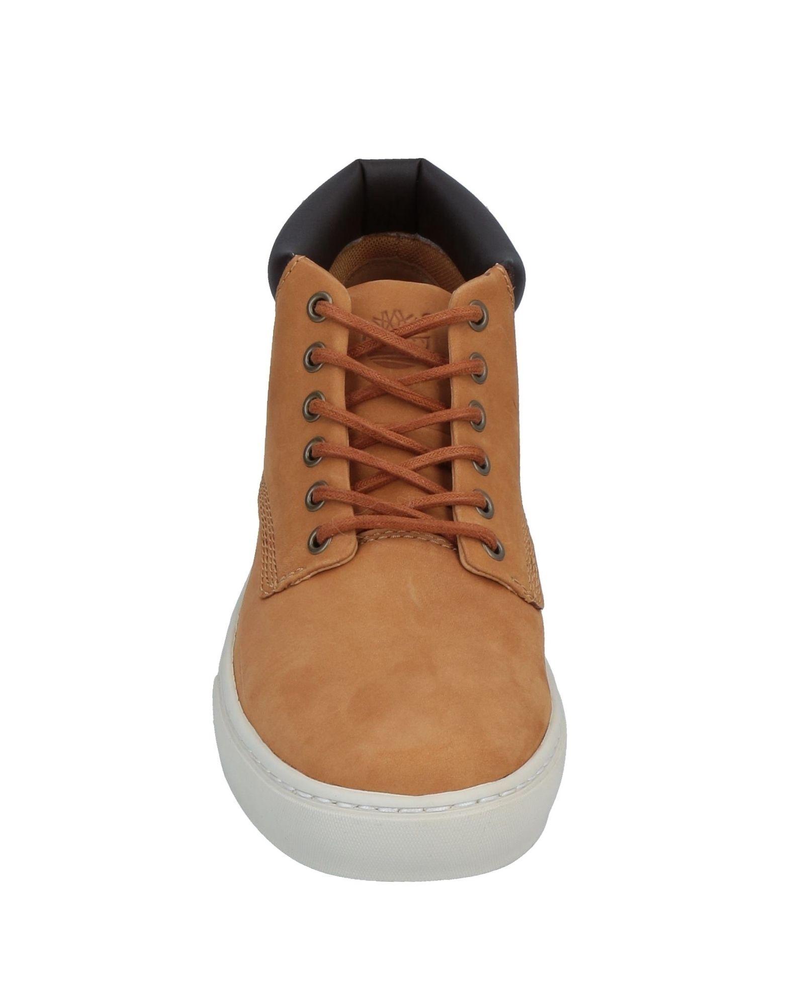 Timberland Leather High-tops & Sneakers in Camel (Brown) for Men - Lyst
