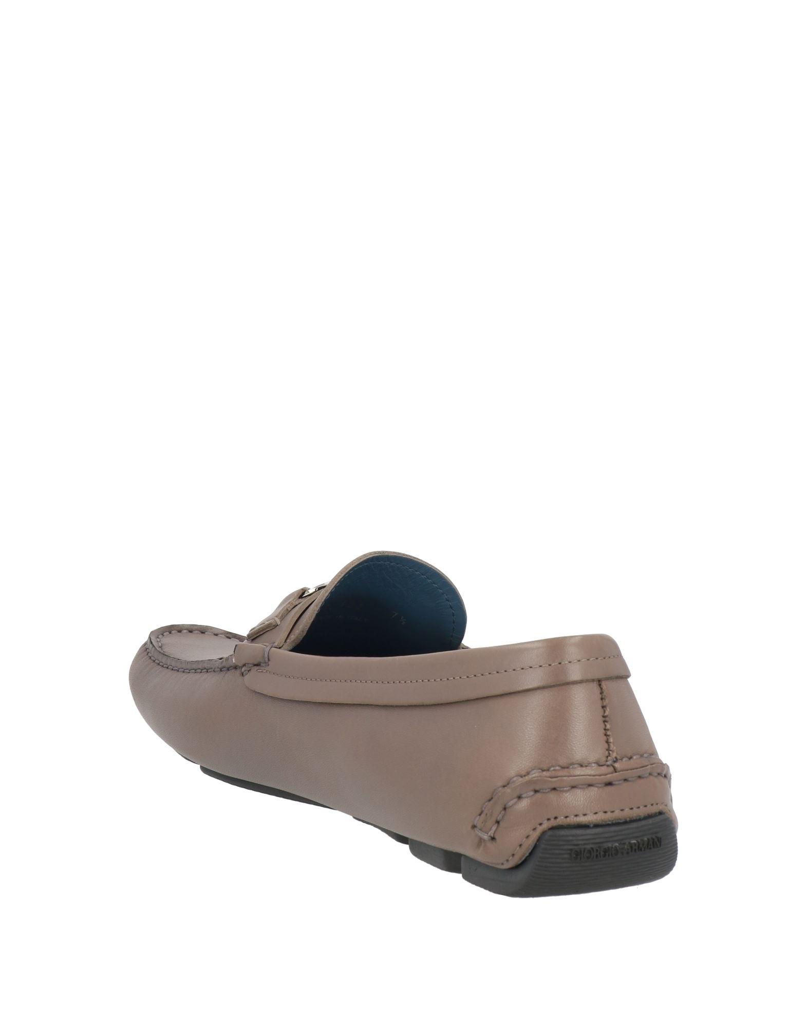 Giorgio Armani Loafer in Gray for Men Lyst
