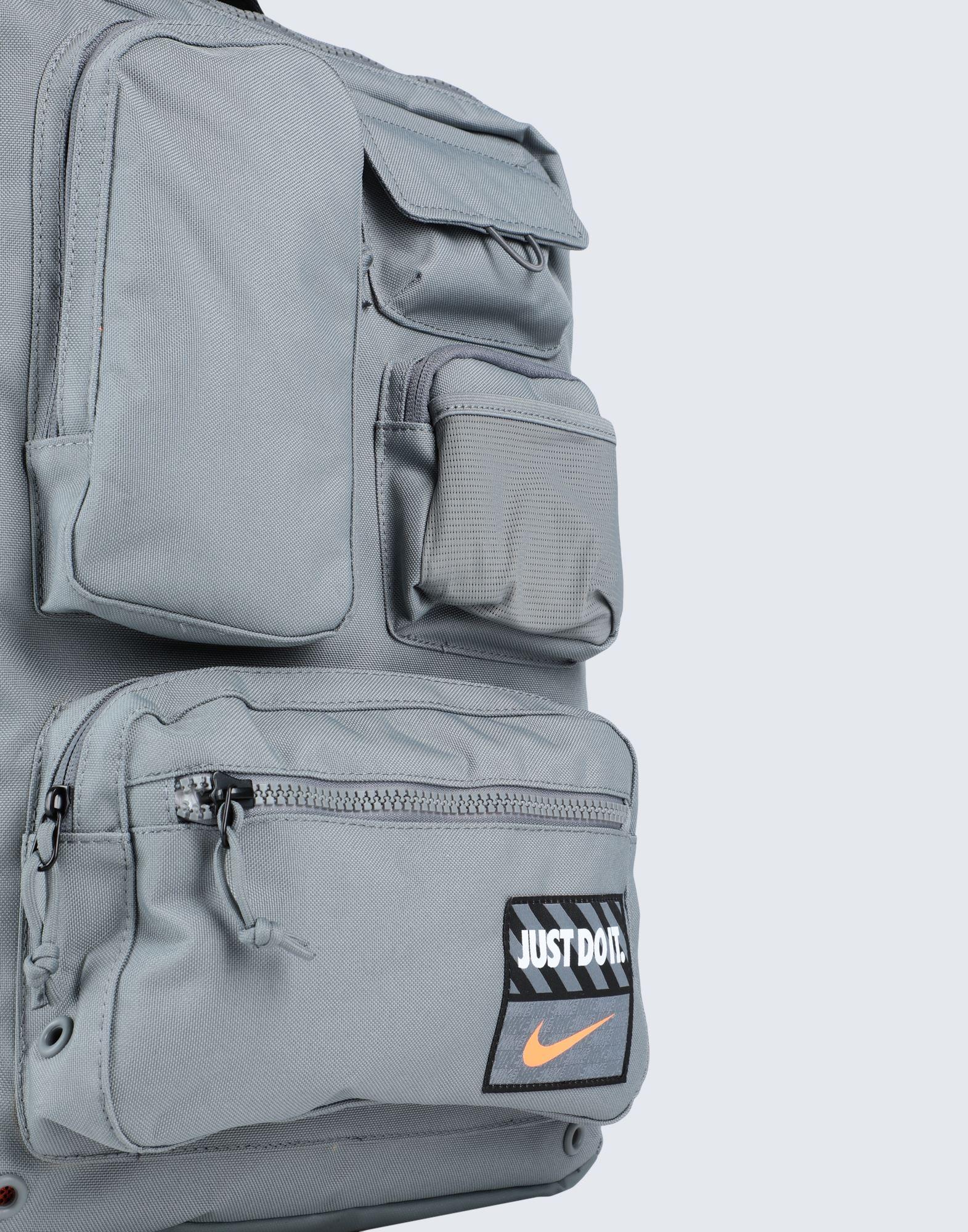Nike Backpack in Gray for Men | Lyst