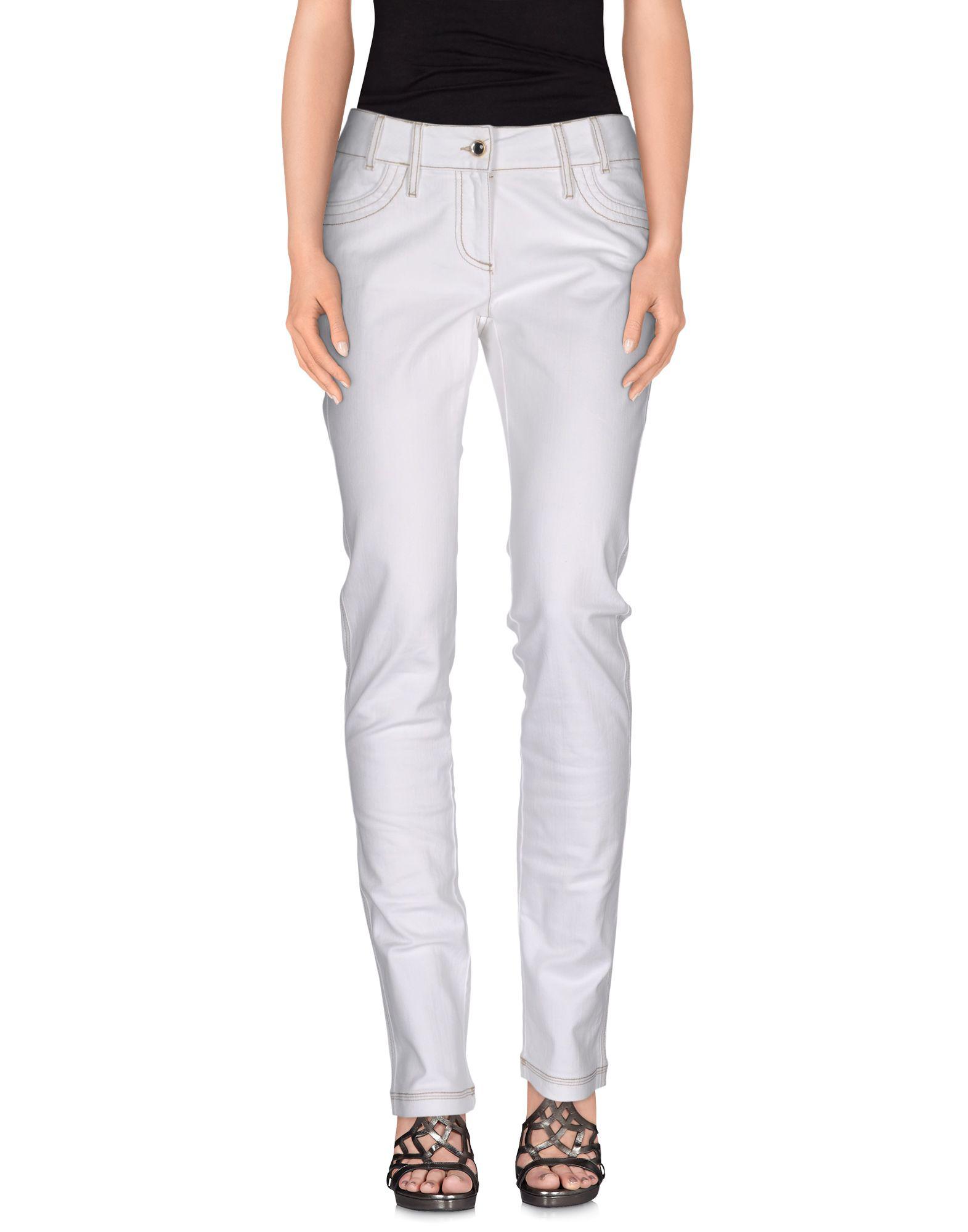 Guess Denim Pants in White - Lyst