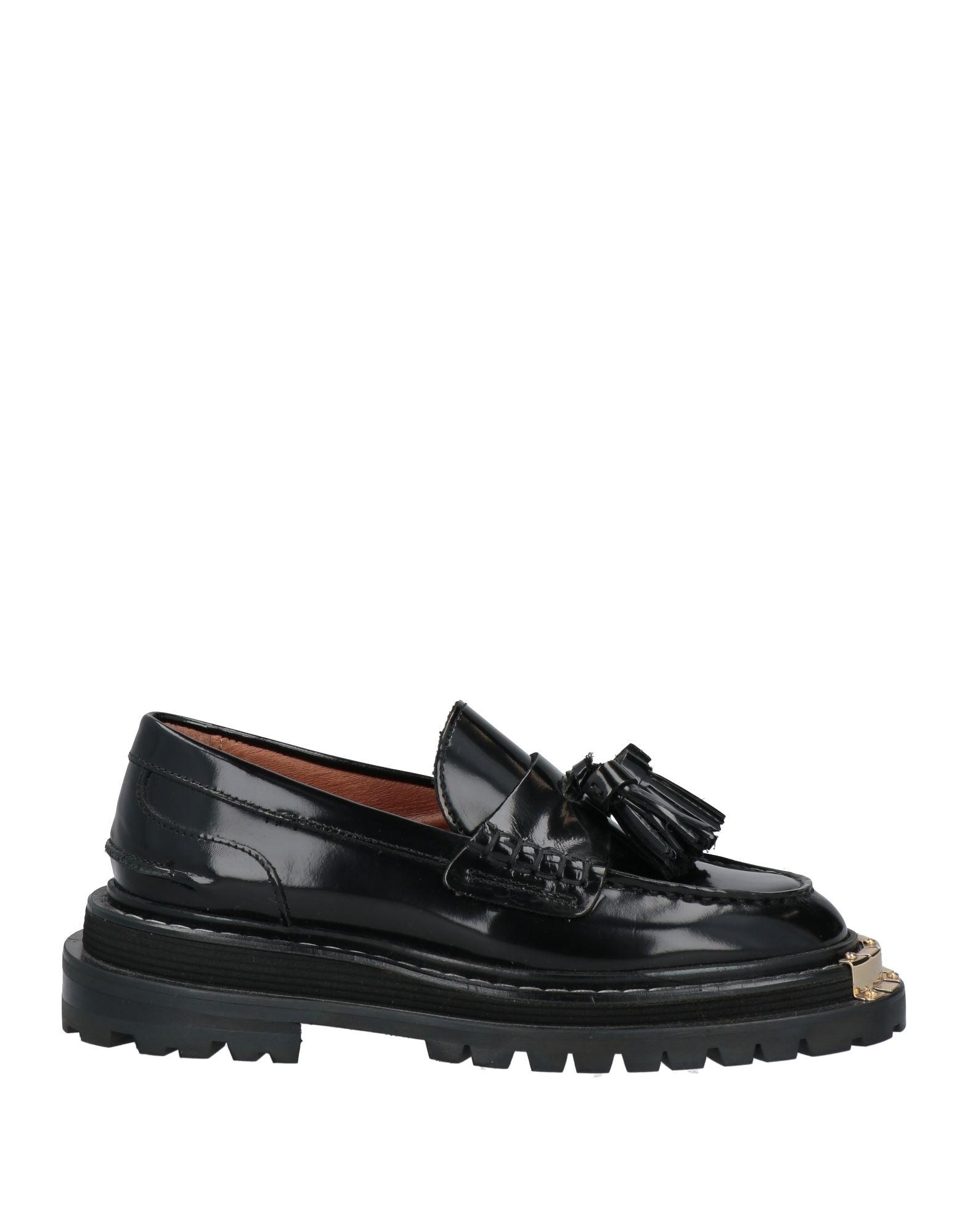 Sandro Black Leather Loafers Leather flats Sandro Black size 37 EU in Leather - 38683884 main image 2