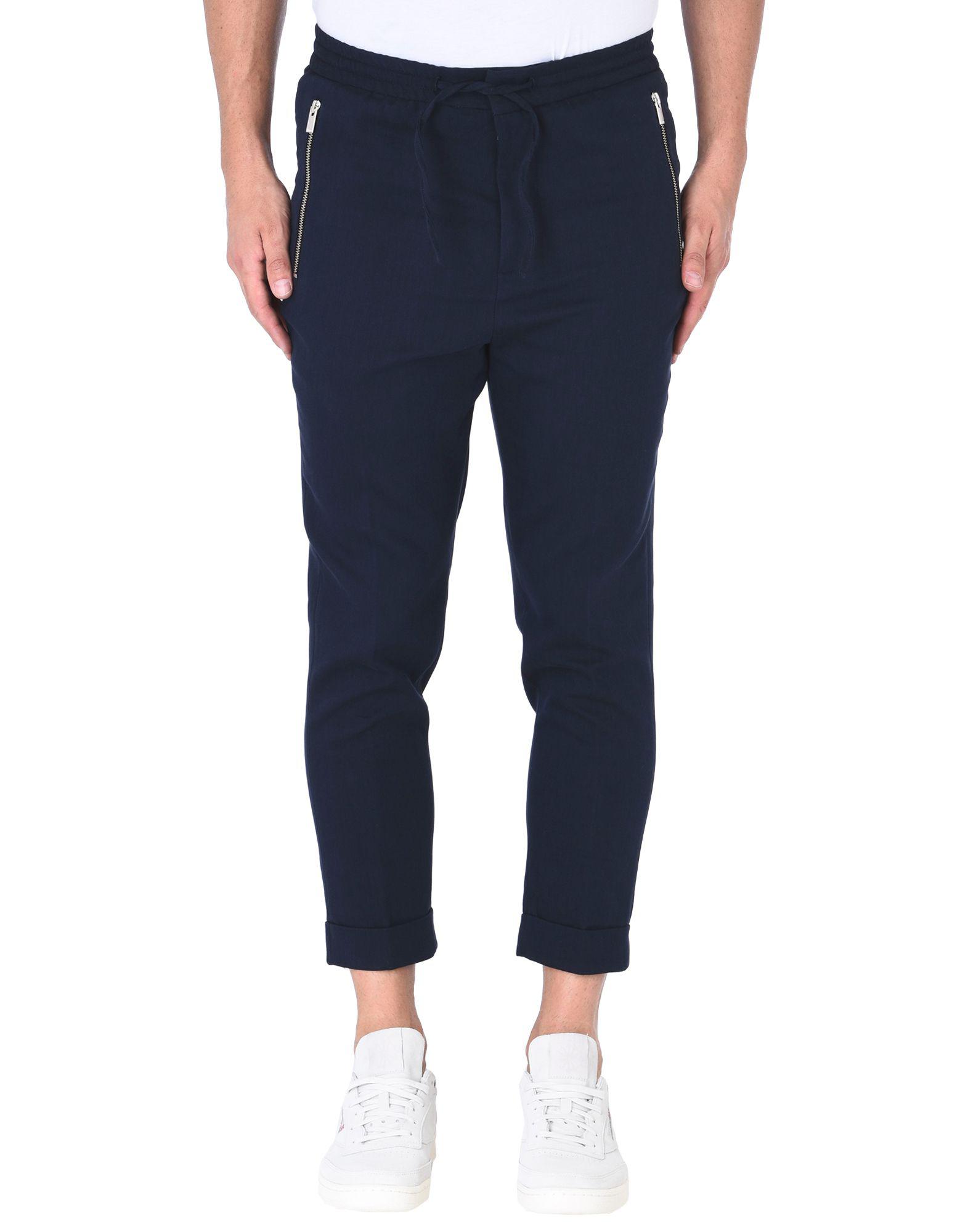 The Kooples Cotton Casual Pants in Dark Blue (Blue) for Men Lyst