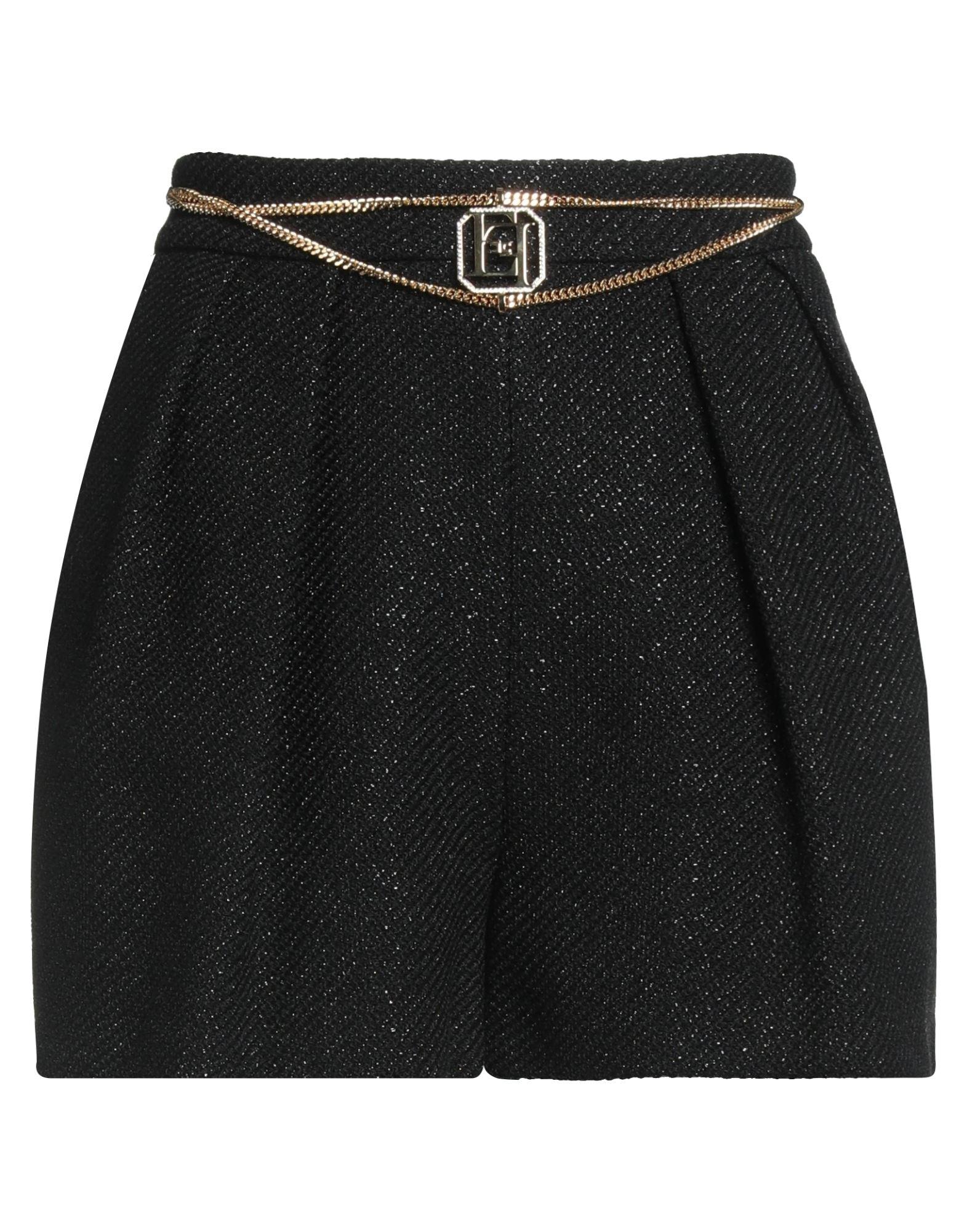 パンツ ELISABETTA FRANCHI Women Shorts  Burmudas PA07651E2110 Blac Elisabetta Franchi Knee-length shorts for Women | Online
