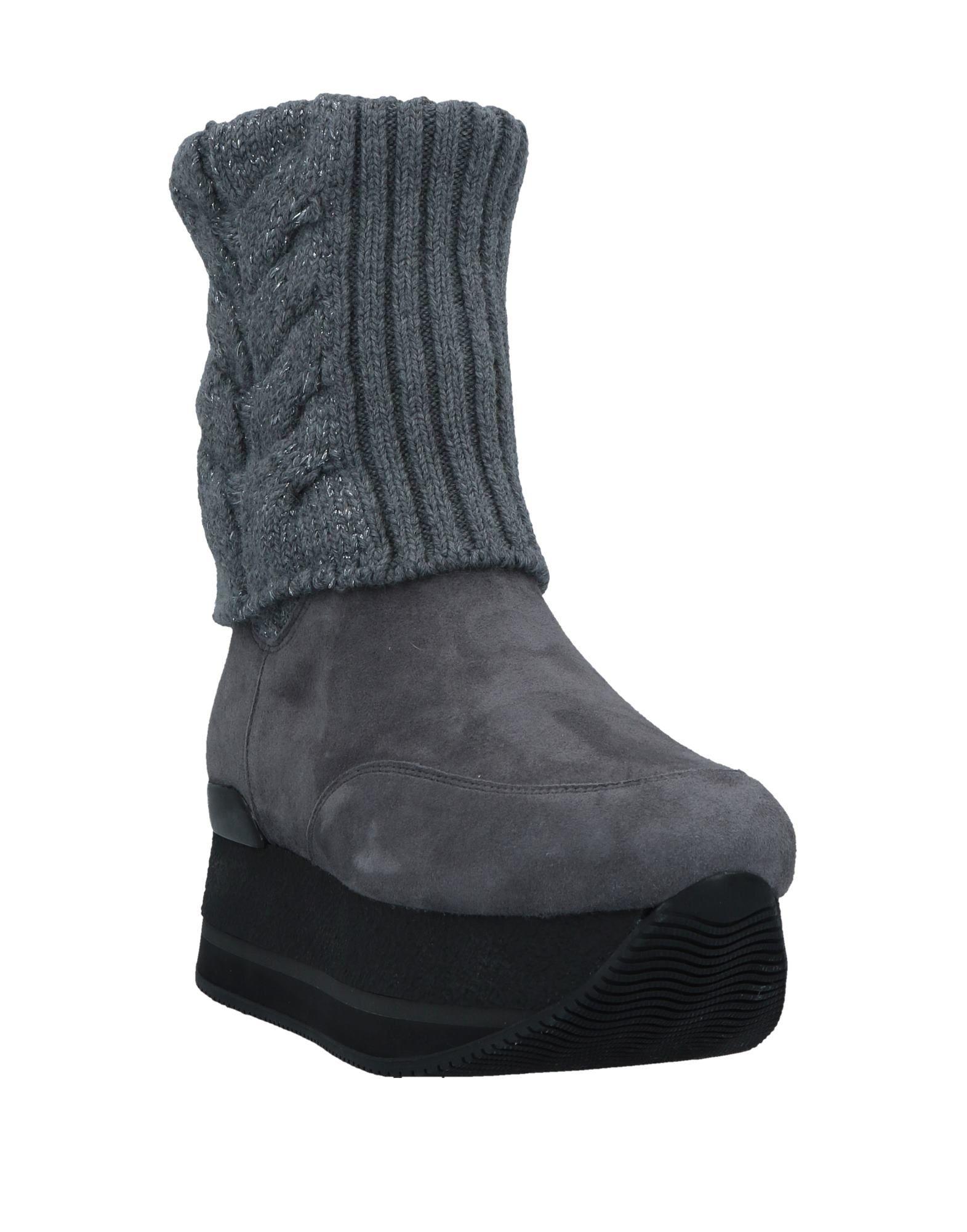 Hogan Suede Ankle Boots in Grey (Gray) Lyst