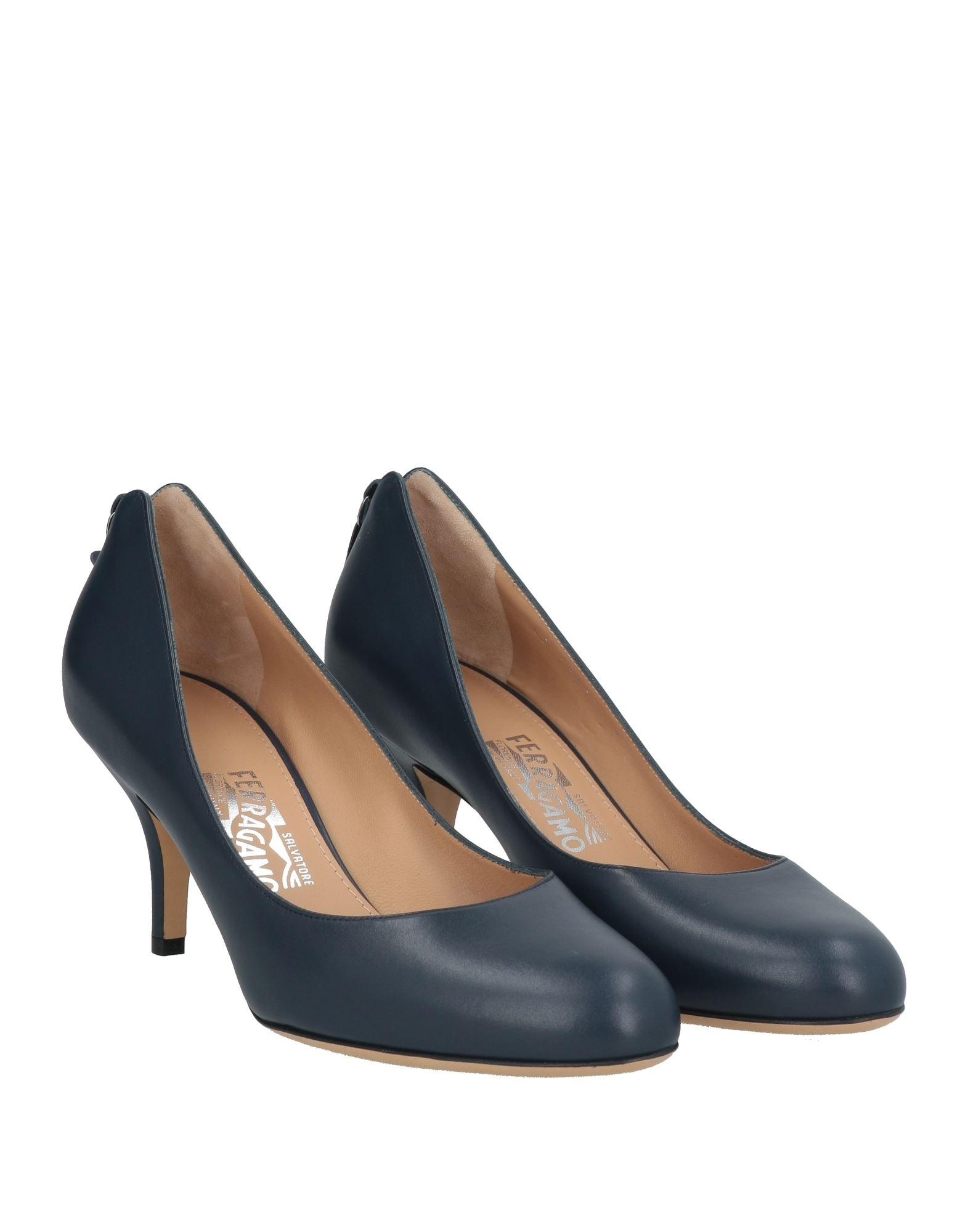 Ferragamo navy pumps deals