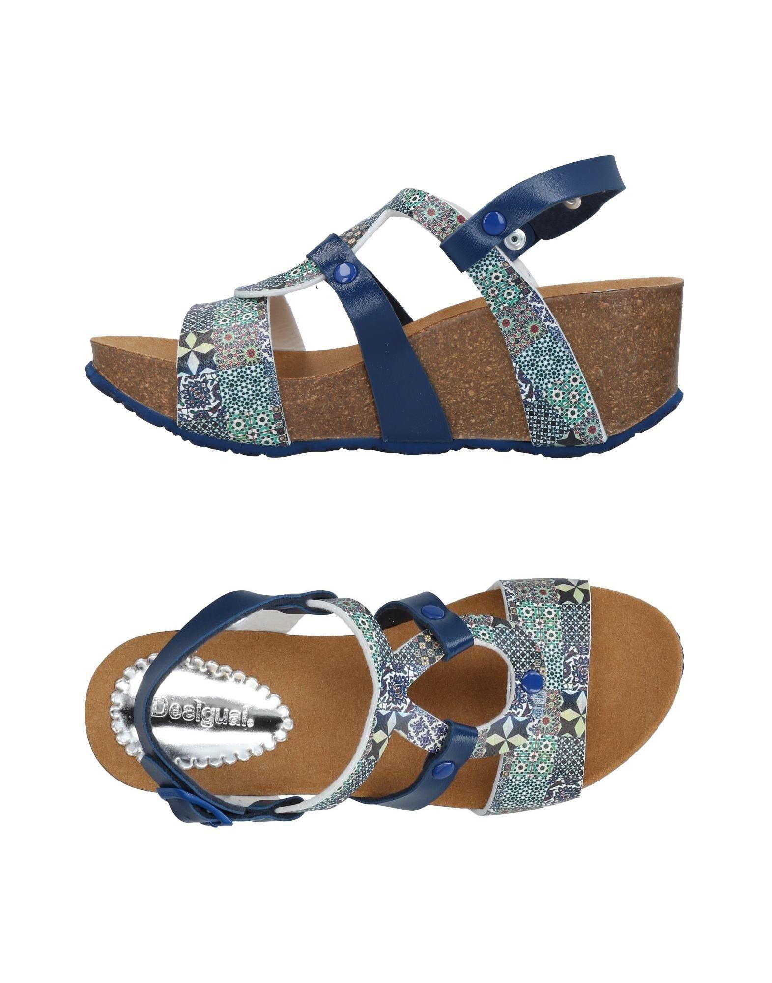 Desigual Sandals in Blue - Lyst