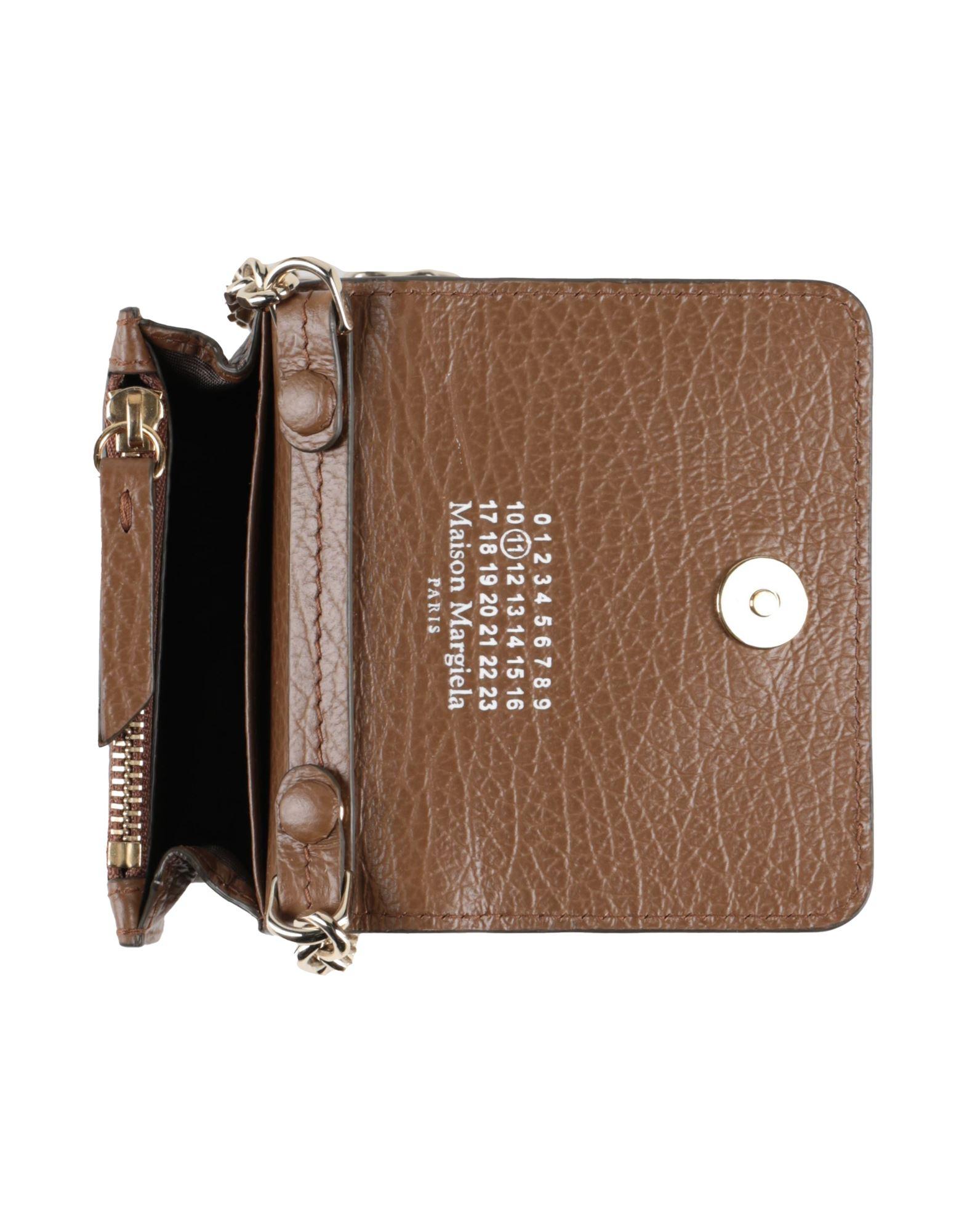 Maison Margiela Coin Purse Leather in Brown | Lyst