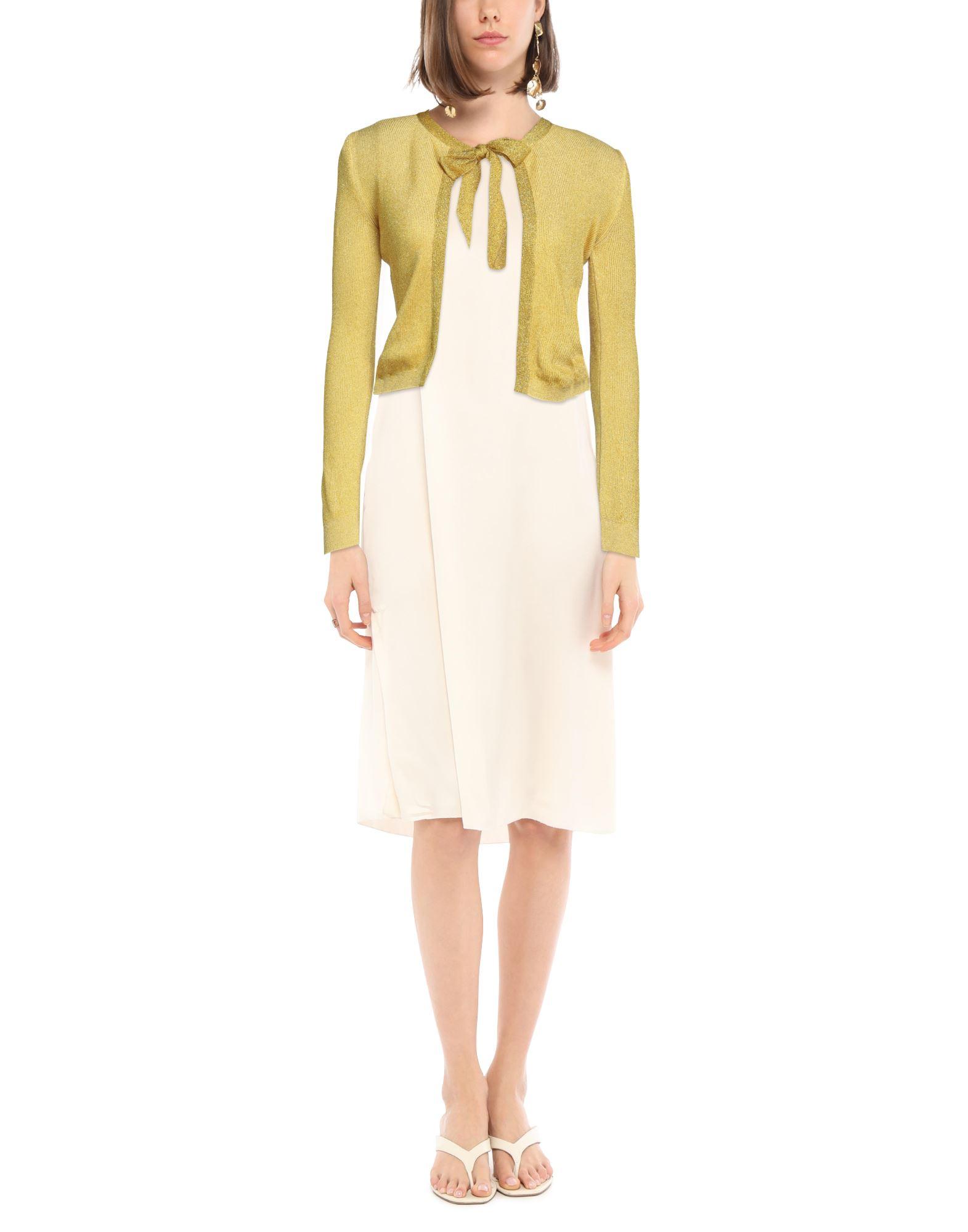 Moschino Synthetic Cardigan in Yellow | Lyst