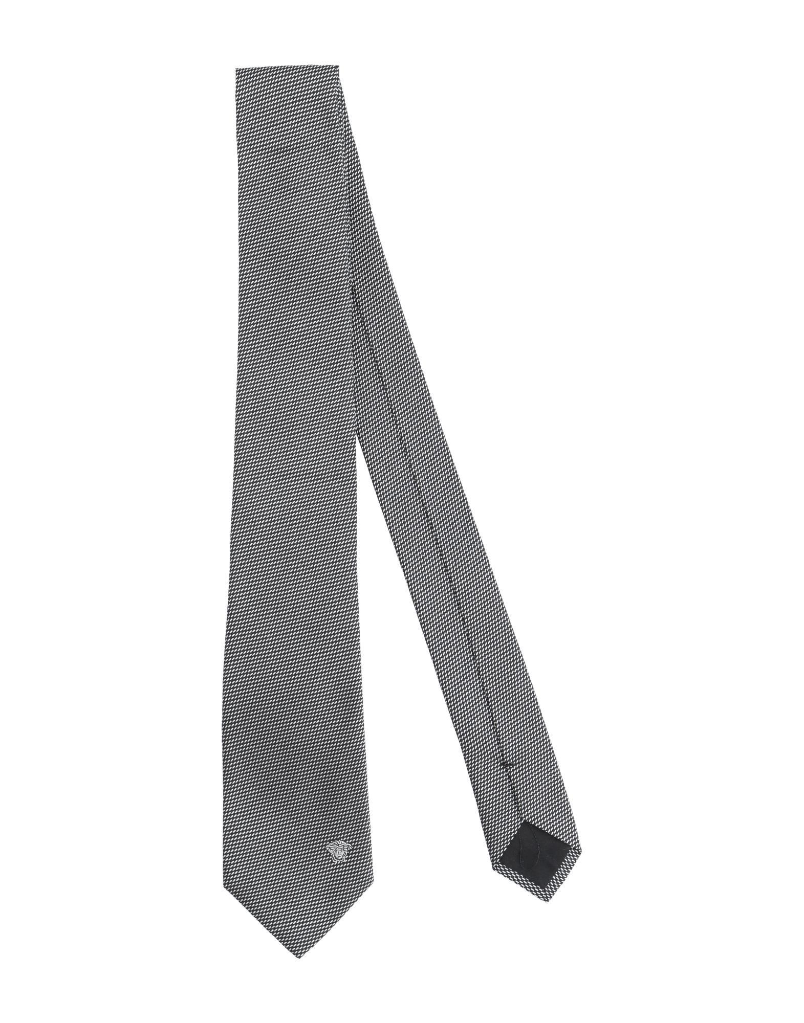Versace Satin Tie in Black for Men Lyst
