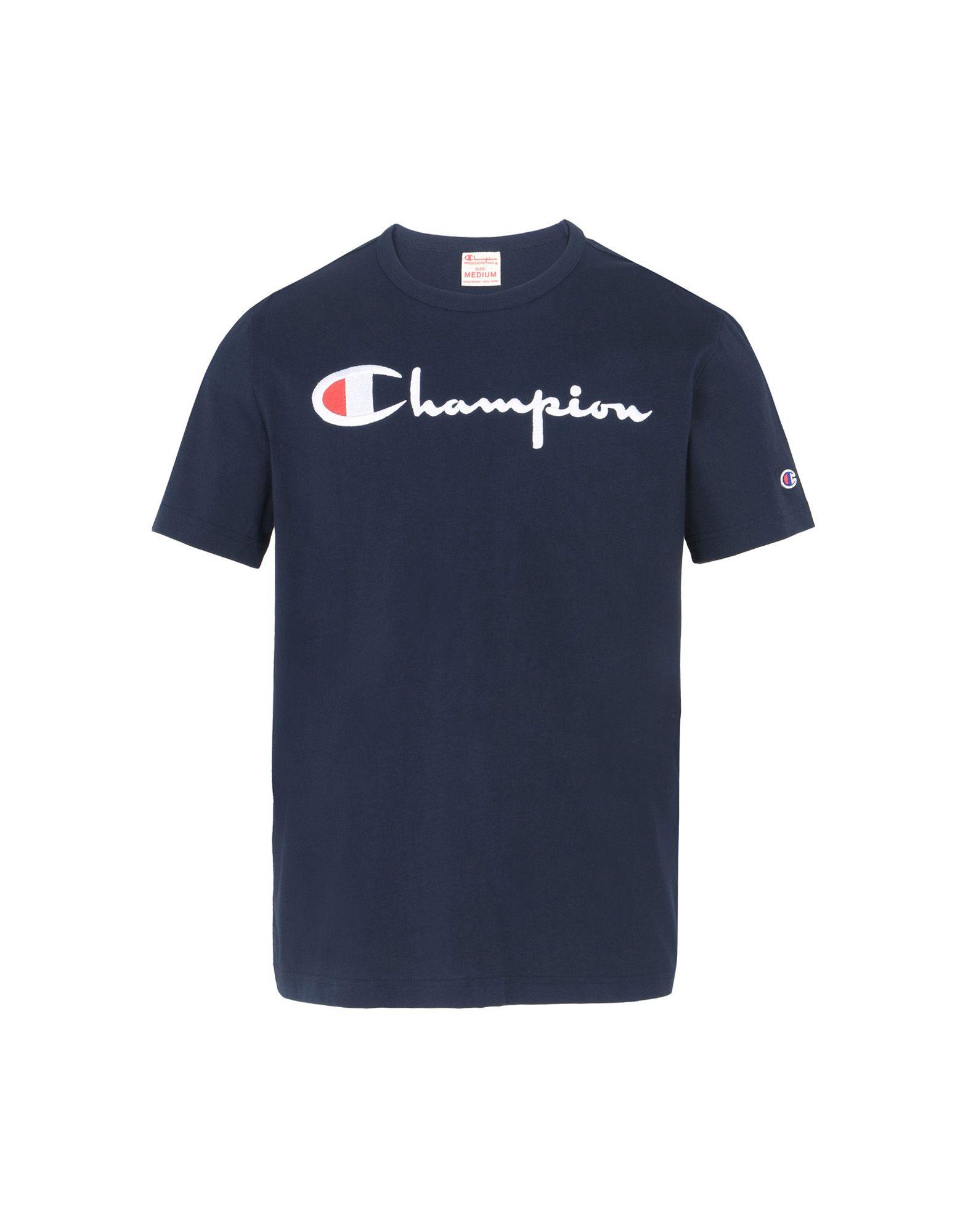 Champion Cotton T-shirt in Navy (Blue) for Men - Save 49% - Lyst