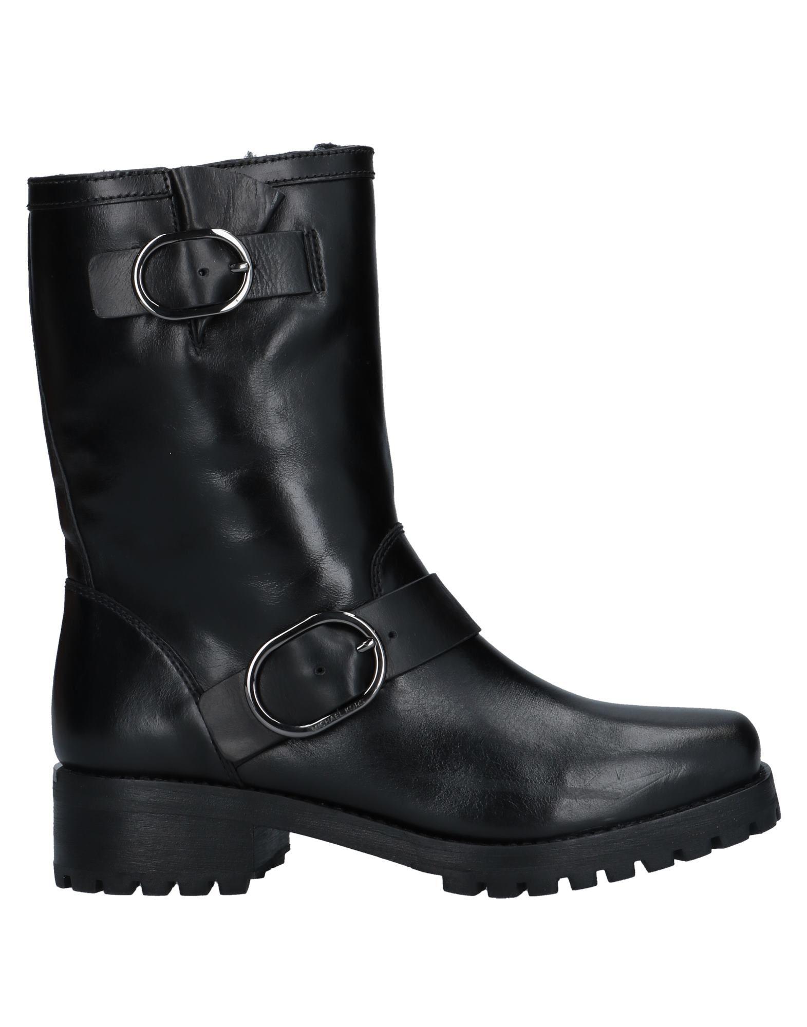 MICHAEL Michael Kors Leather Ankle Boots in Black - Lyst