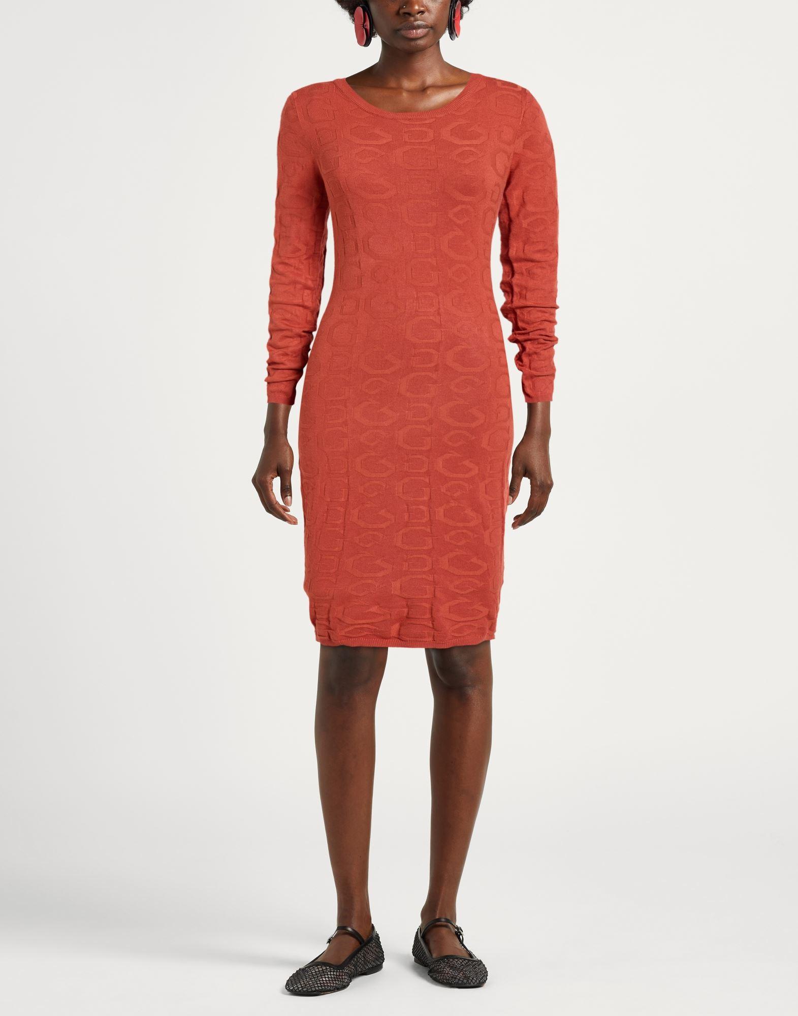 Designer Long Sleeve Guess Red Dresses for Women - Up to 60% off | Lyst