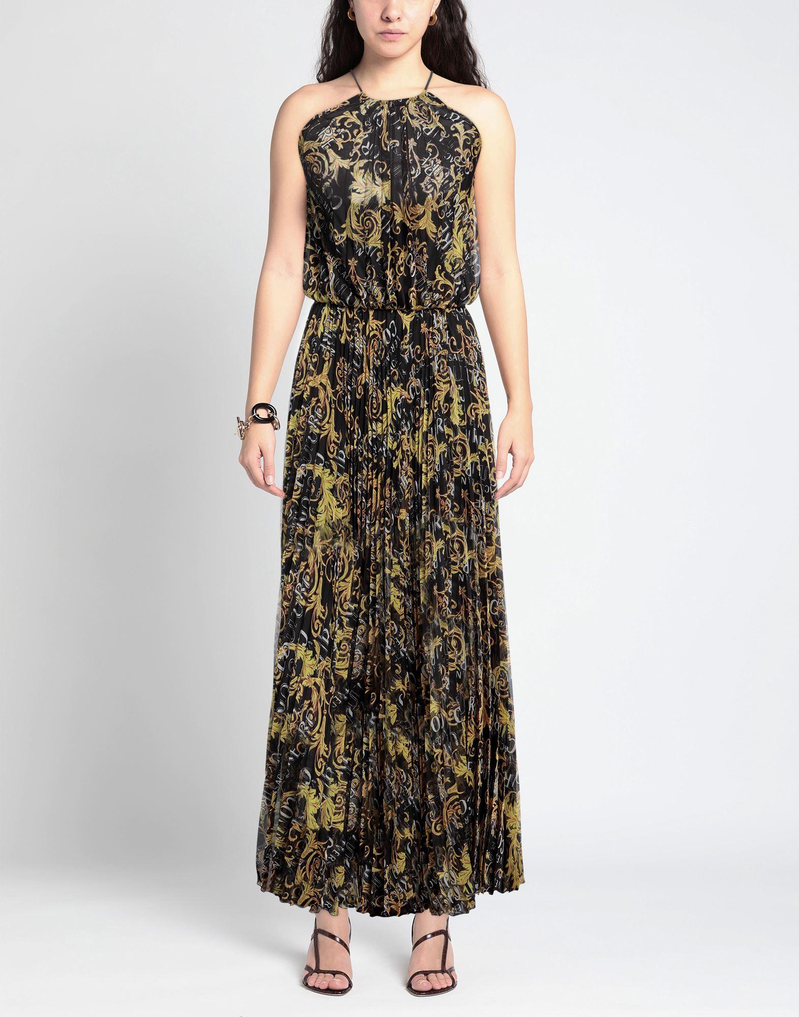 Versace print maxi shop dress