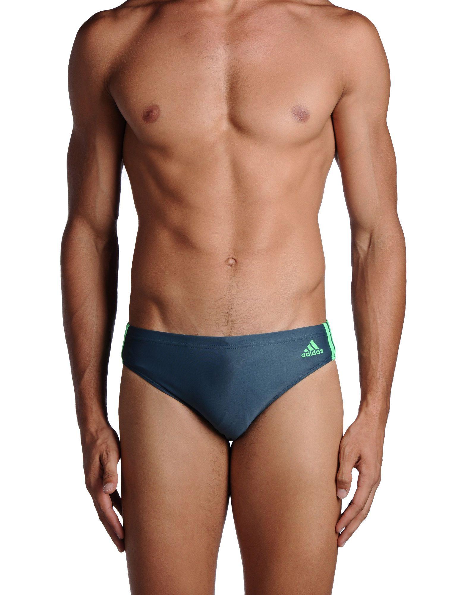 adidas Synthetic Swim Brief in Lead (Gray) for Men Lyst