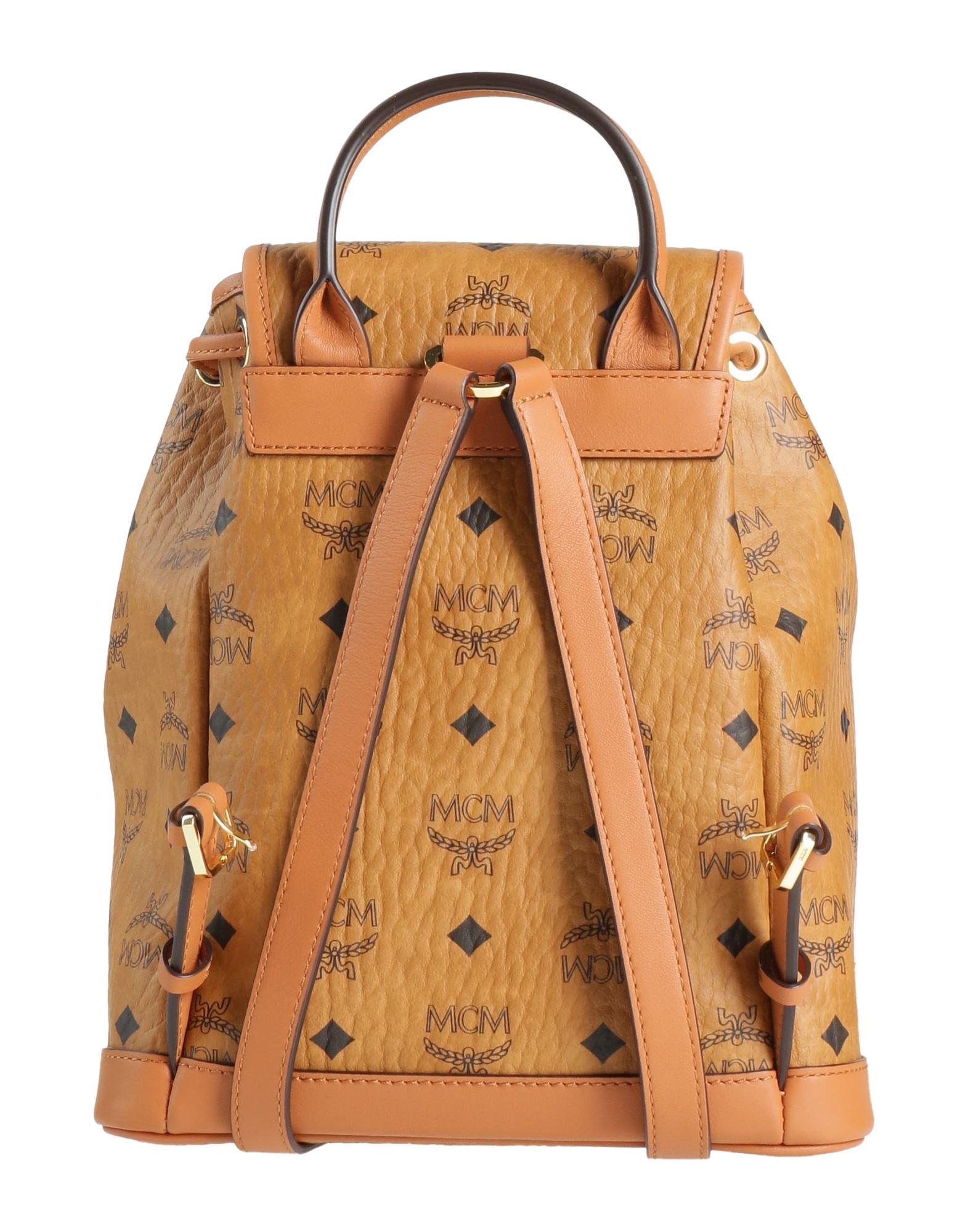 Leather Backpack Original Mcm Rucksack MCM Backpack Leather In