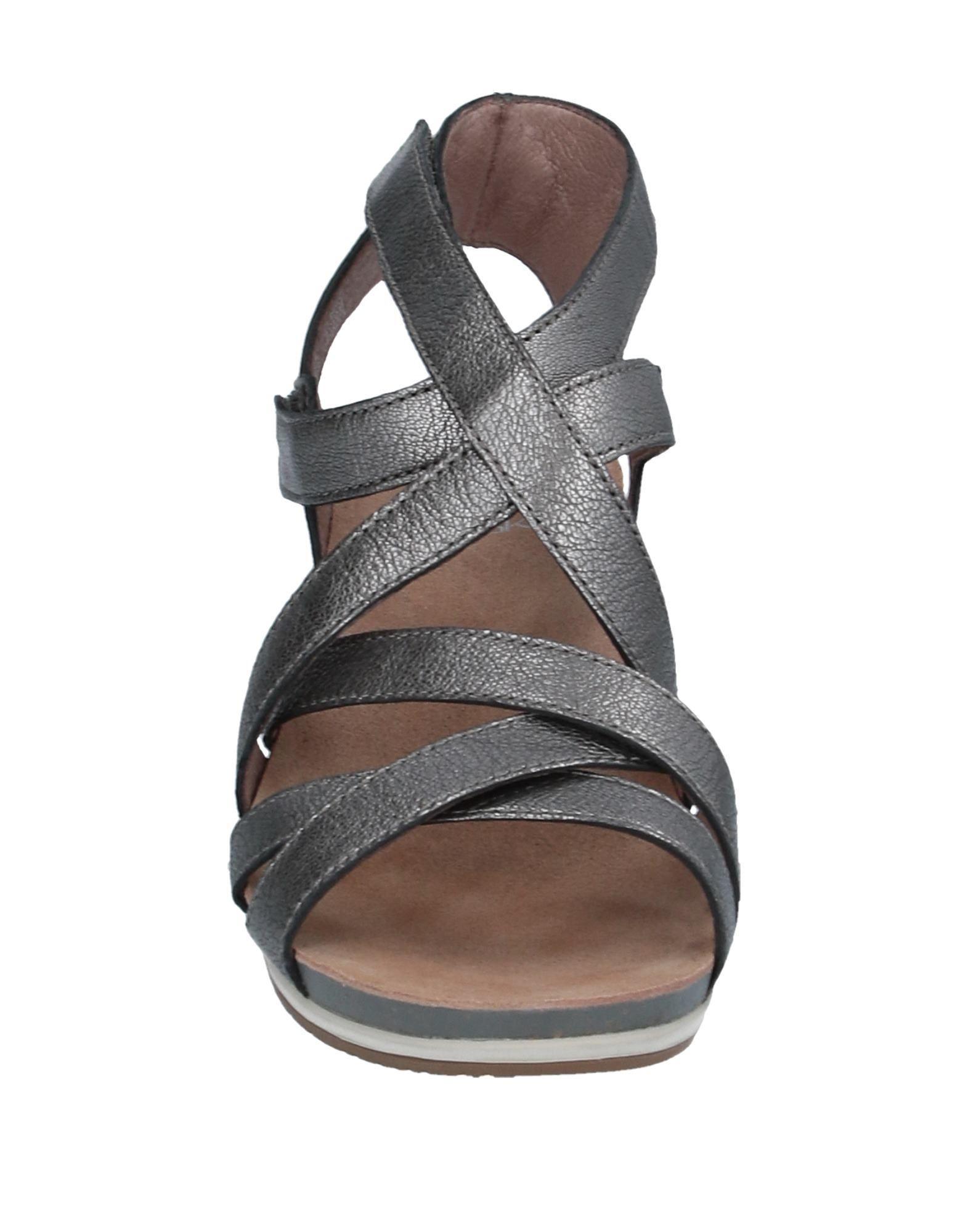 Dansko Leather Sandals in Silver (Metallic) - Lyst