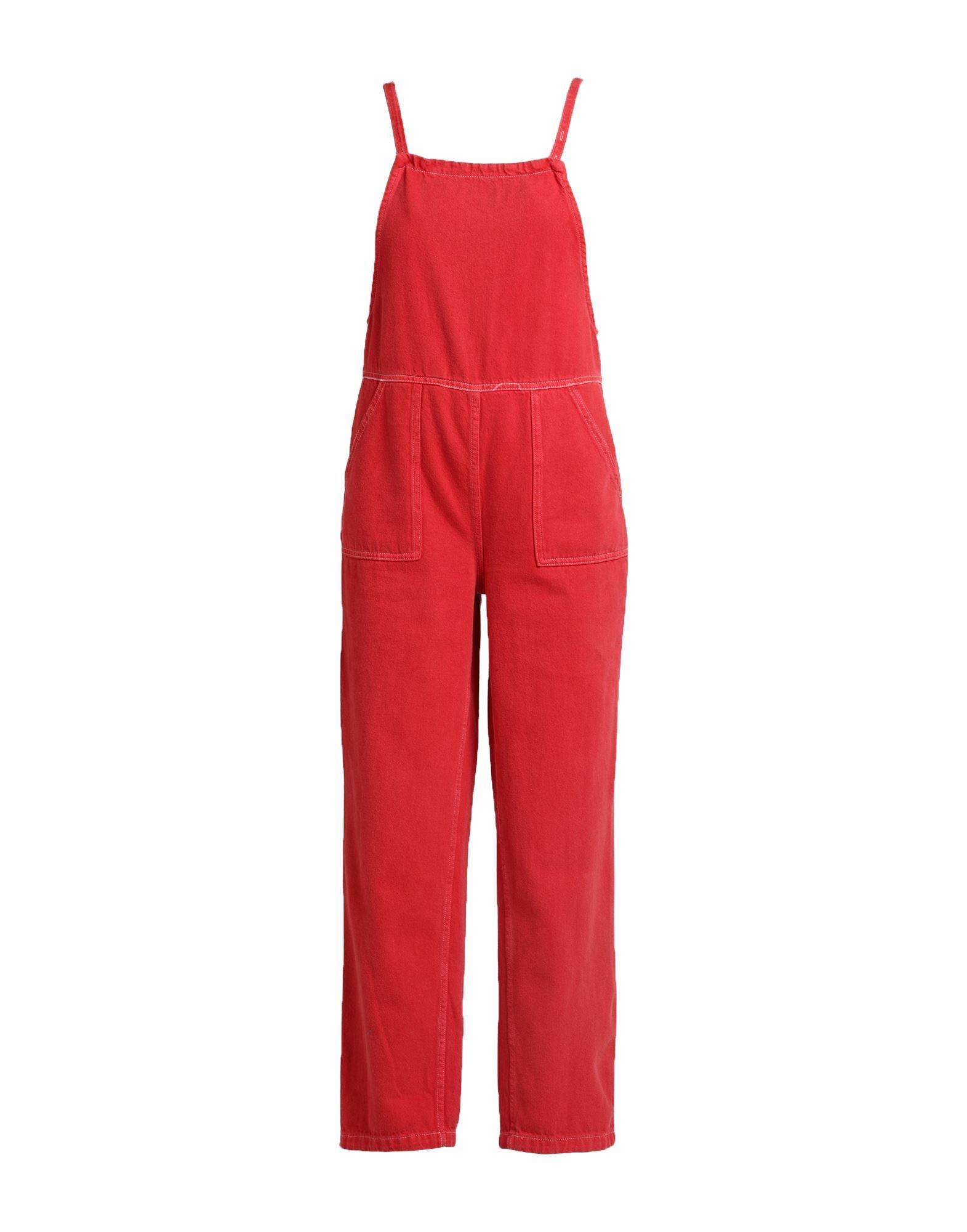 American Vintage Overalls in Red | Lyst