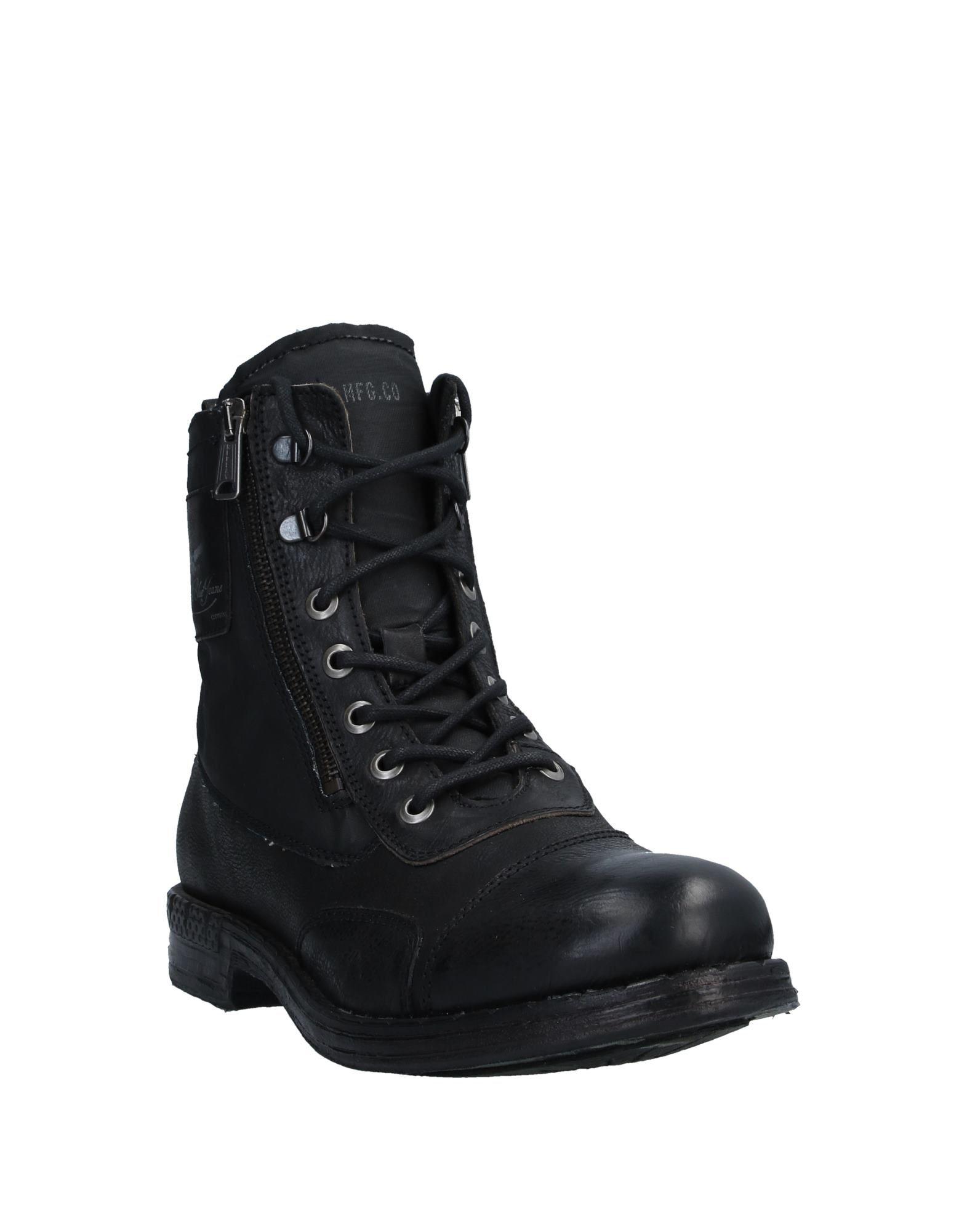 Replay Leather Ankle Boots in Black for Men - Lyst
