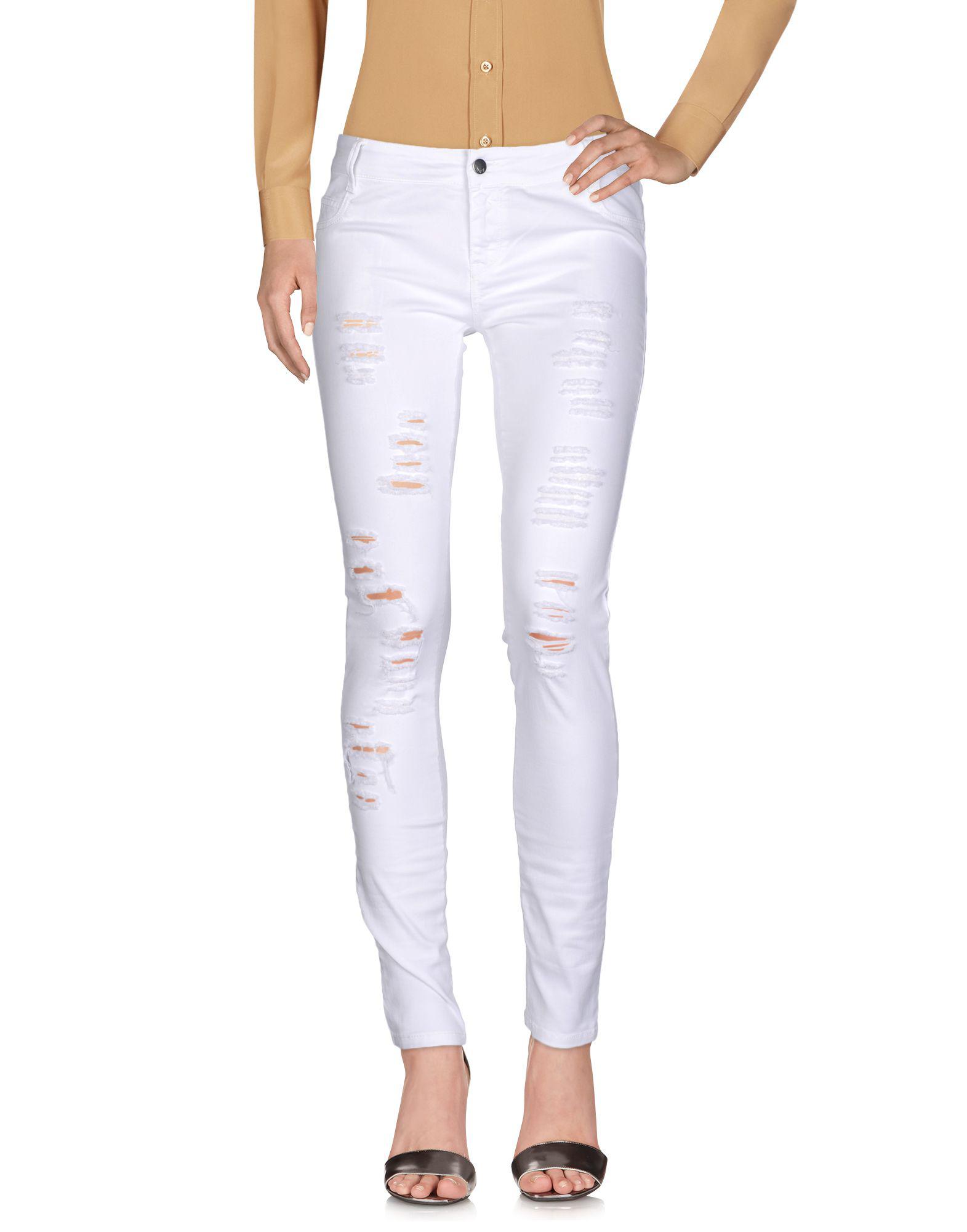 Met Cotton Casual Pants in White - Lyst
