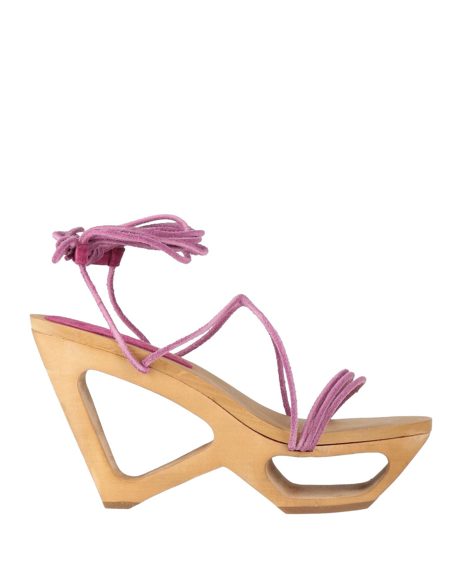 Cloth sandal Isabel Marant Pink size 40 EU in Cloth - 41145956